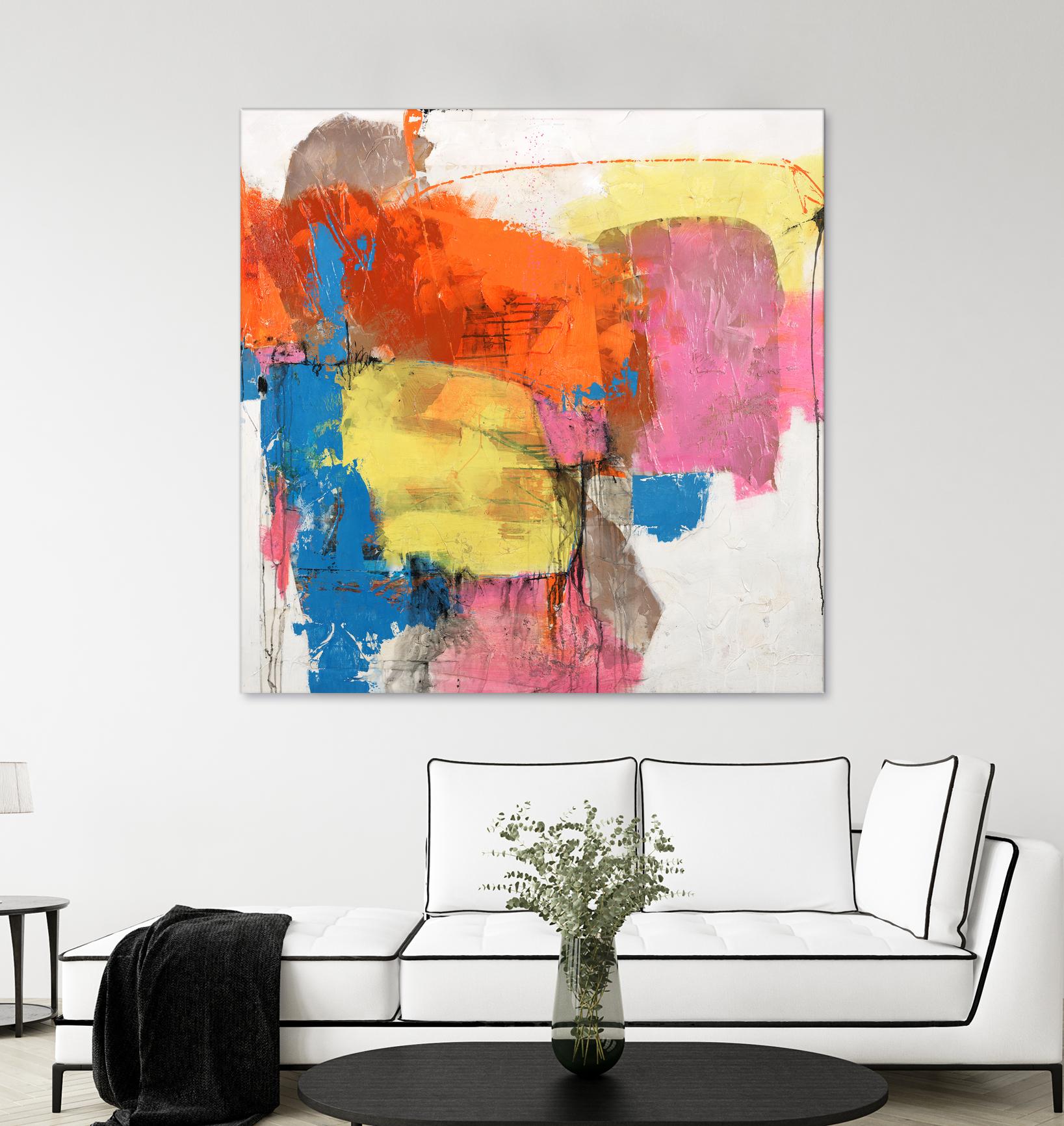 End of Time by Daleno Art on GIANT ART - orange abstract