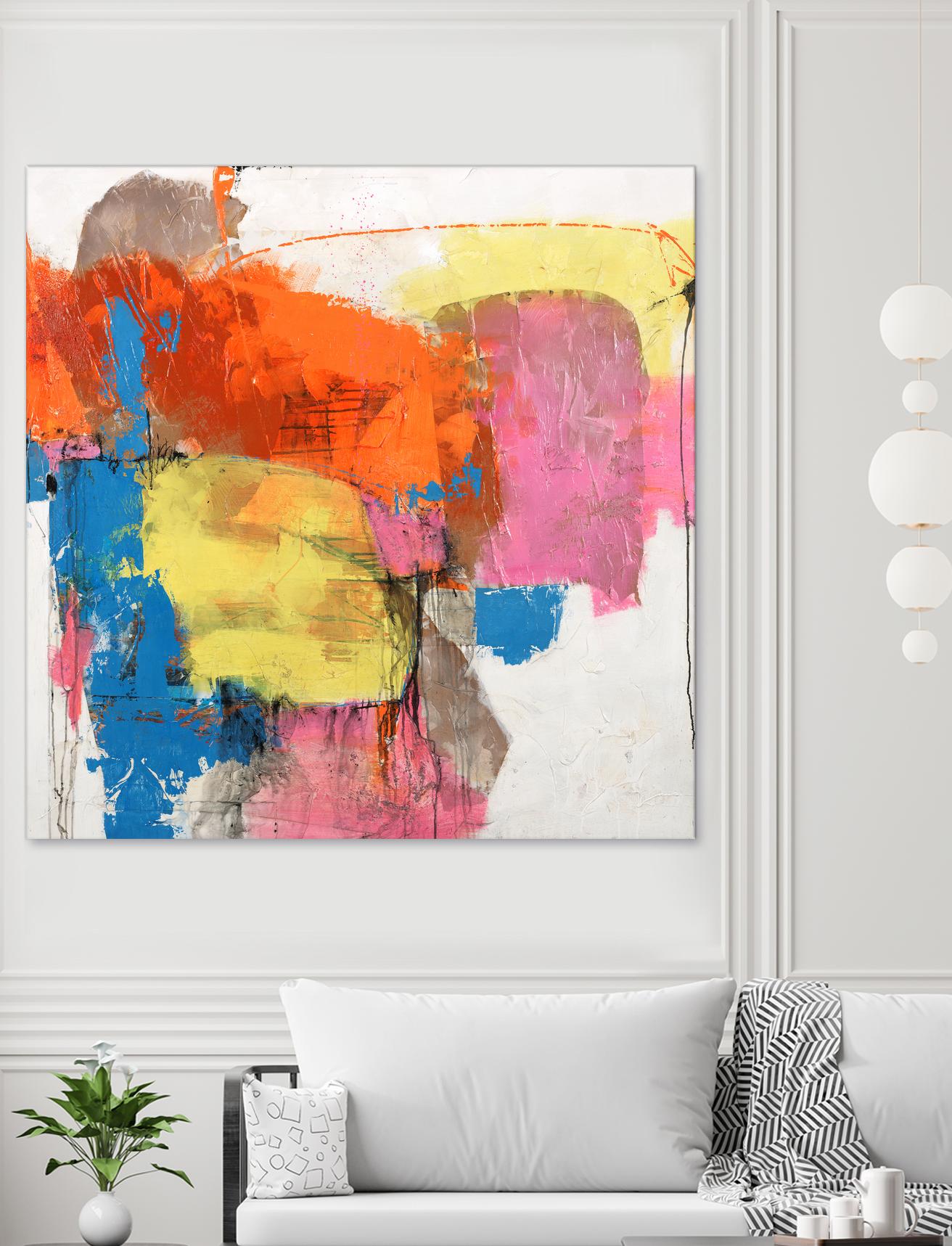 End of Time by Daleno Art on GIANT ART - orange abstract