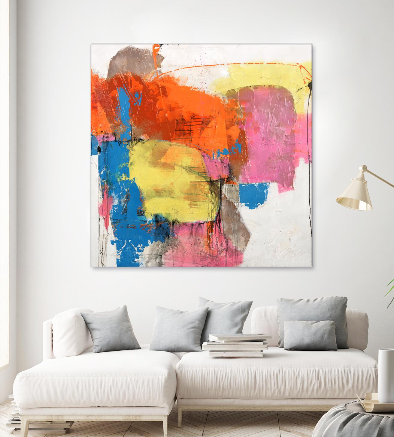 End of Time by Daleno Art on GIANT ART - orange abstract