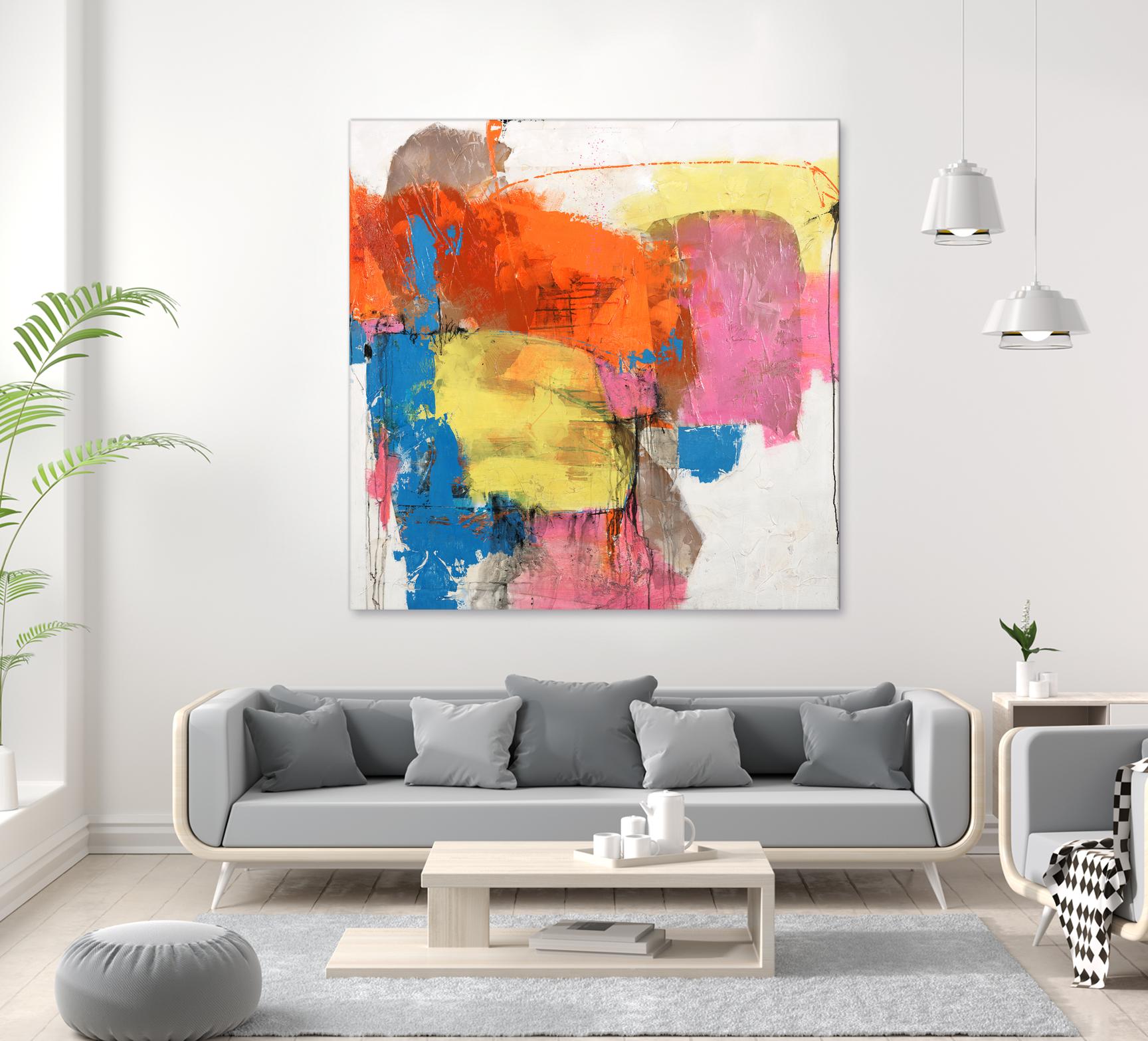 End of Time by Daleno Art on GIANT ART - orange abstract