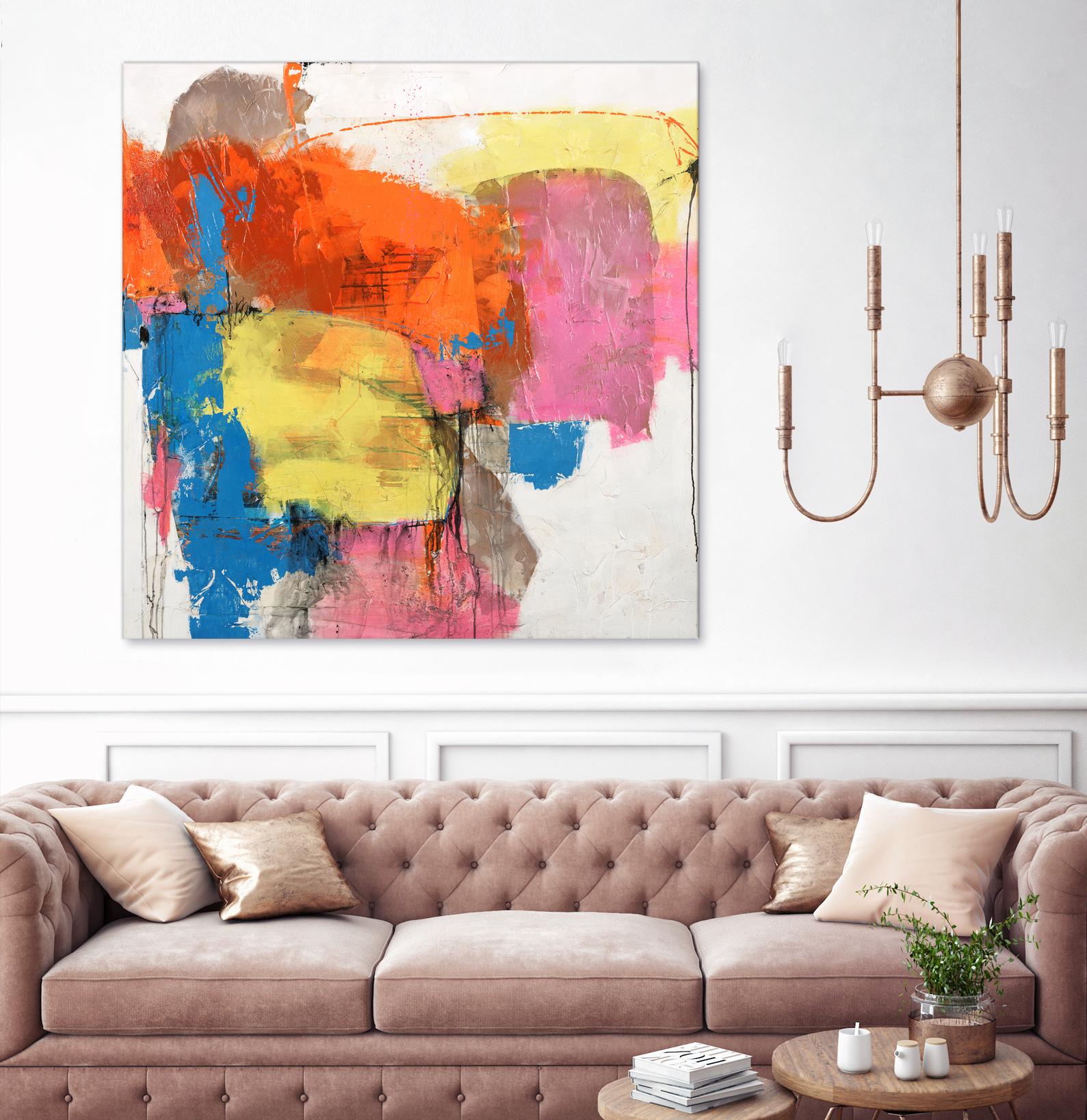 End of Time by Daleno Art on GIANT ART - orange abstract