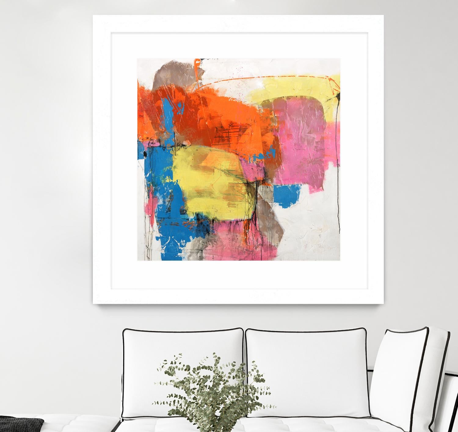 End of Time by Daleno Art on GIANT ART - orange abstract