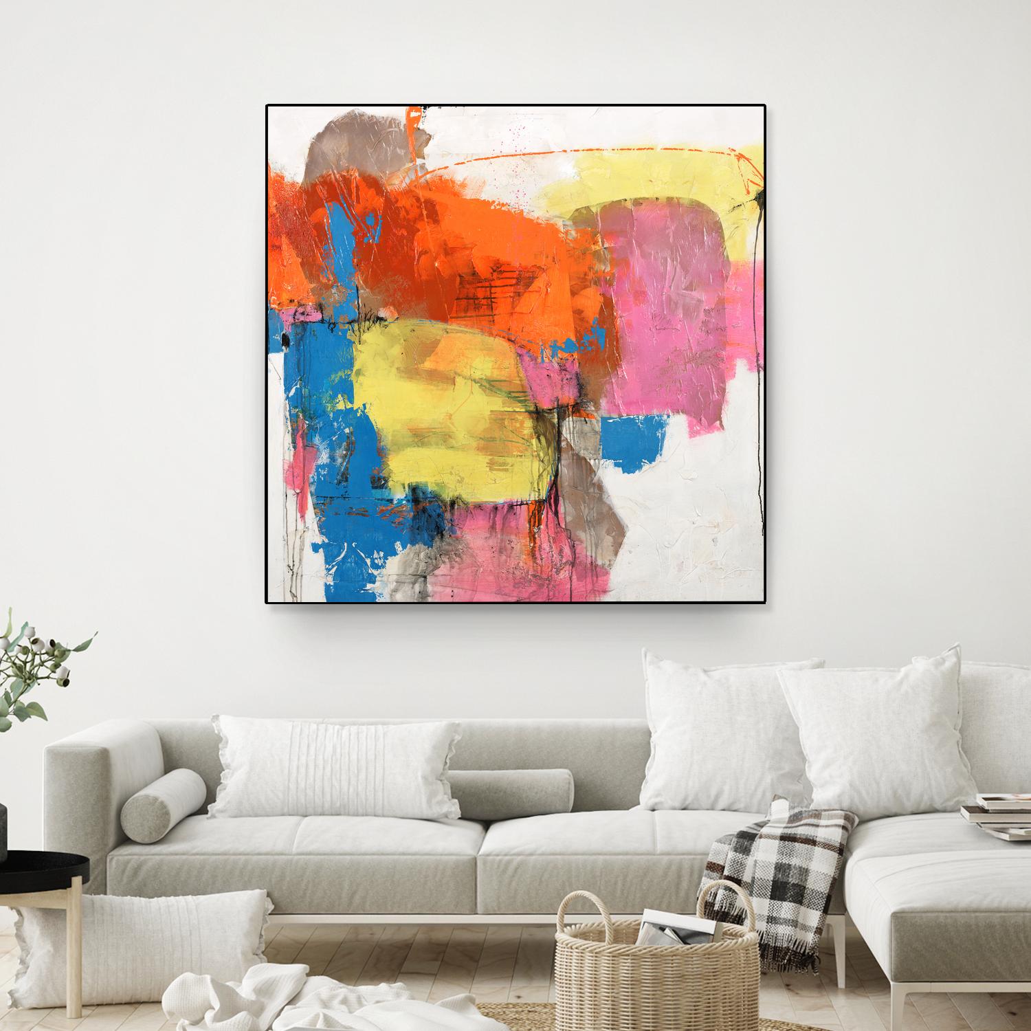 End of Time by Daleno Art on GIANT ART - orange abstract
