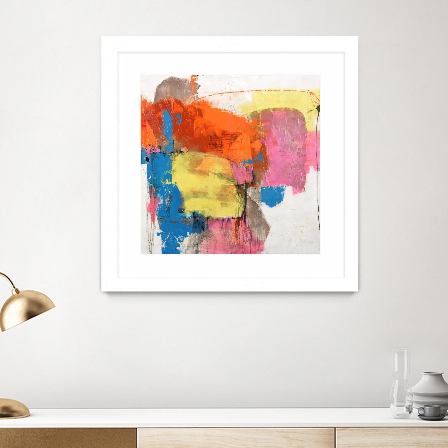 End of Time by Daleno Art on GIANT ART - orange abstract