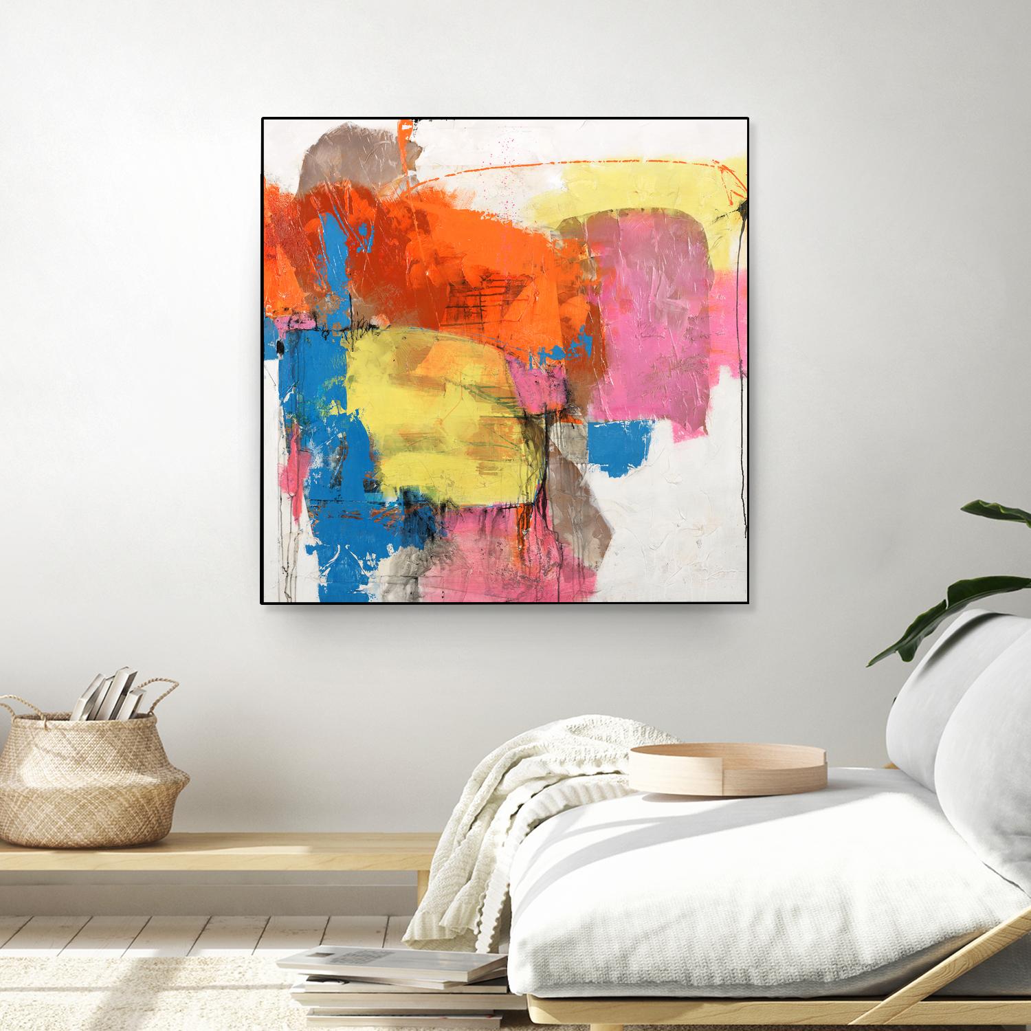 End of Time by Daleno Art on GIANT ART - orange abstract