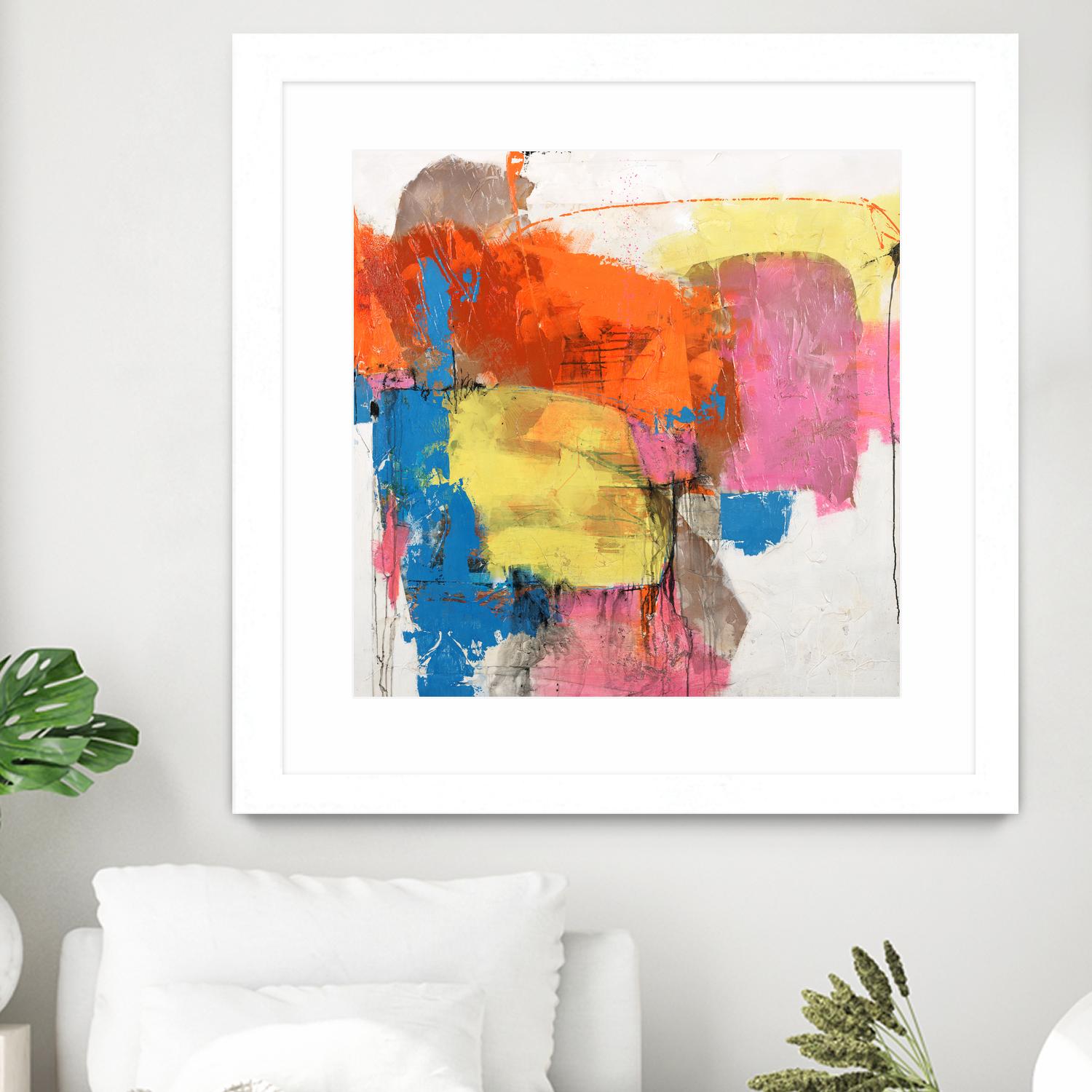 End of Time by Daleno Art on GIANT ART - orange abstract