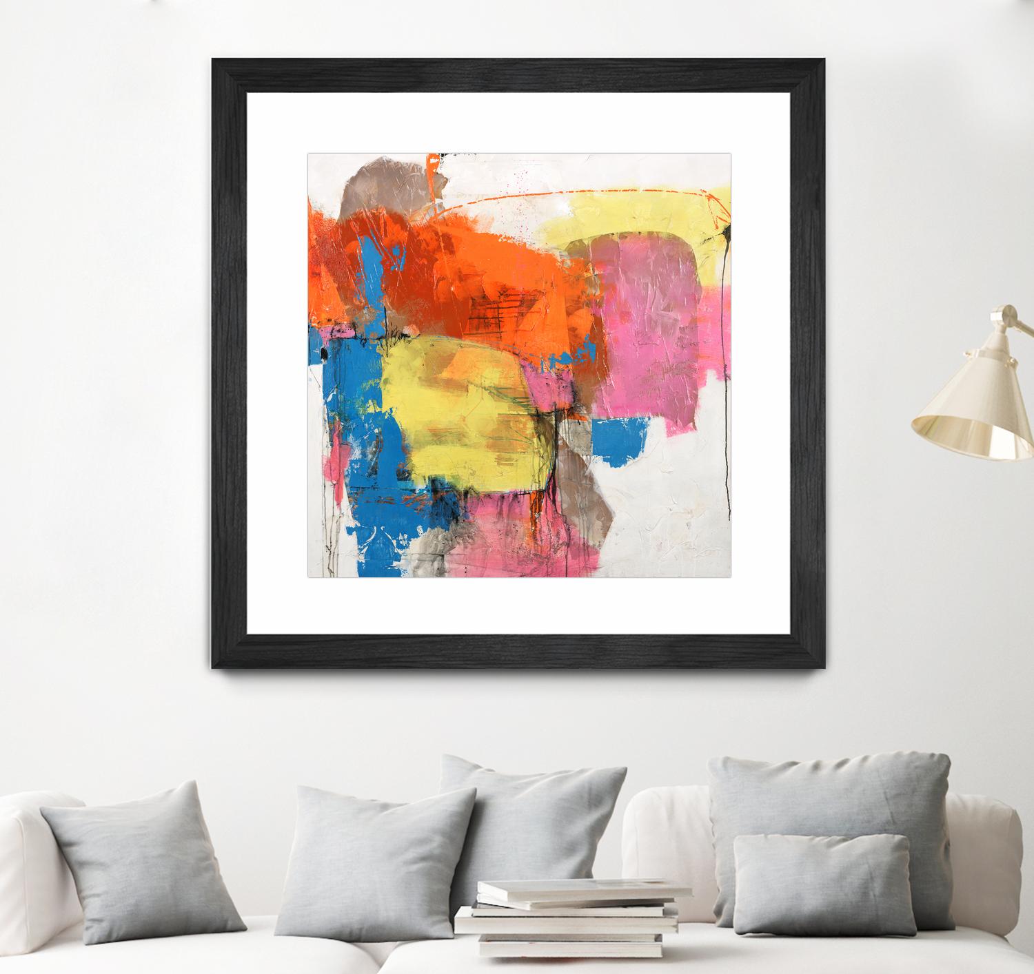 End of Time by Daleno Art on GIANT ART - orange abstract