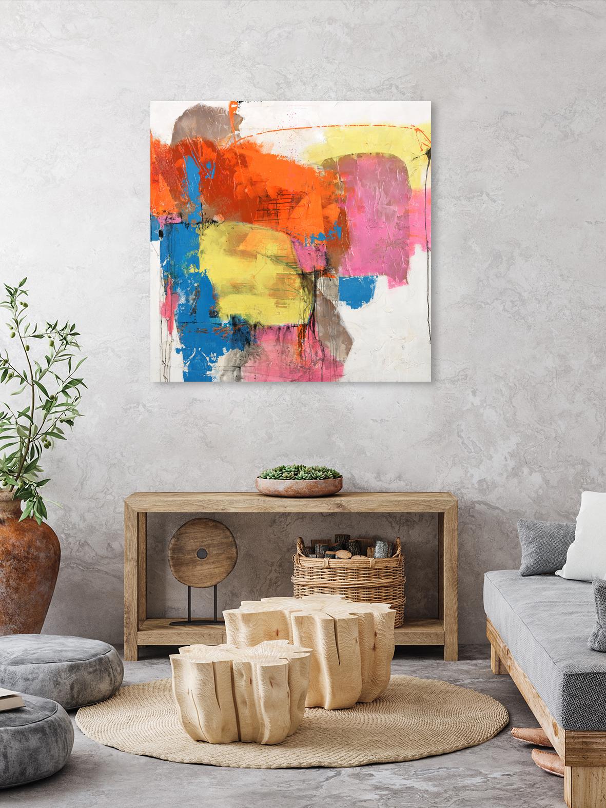 End of Time by Daleno Art on GIANT ART - orange abstract