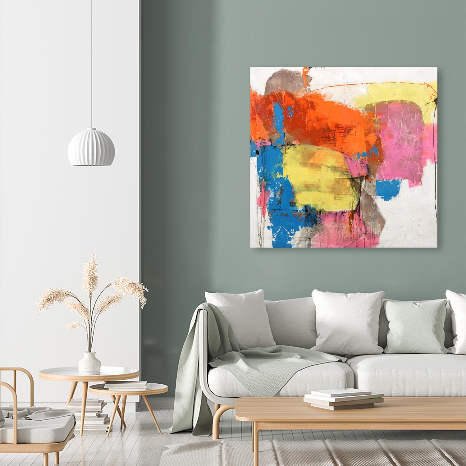 End of Time by Daleno Art on GIANT ART - orange abstract