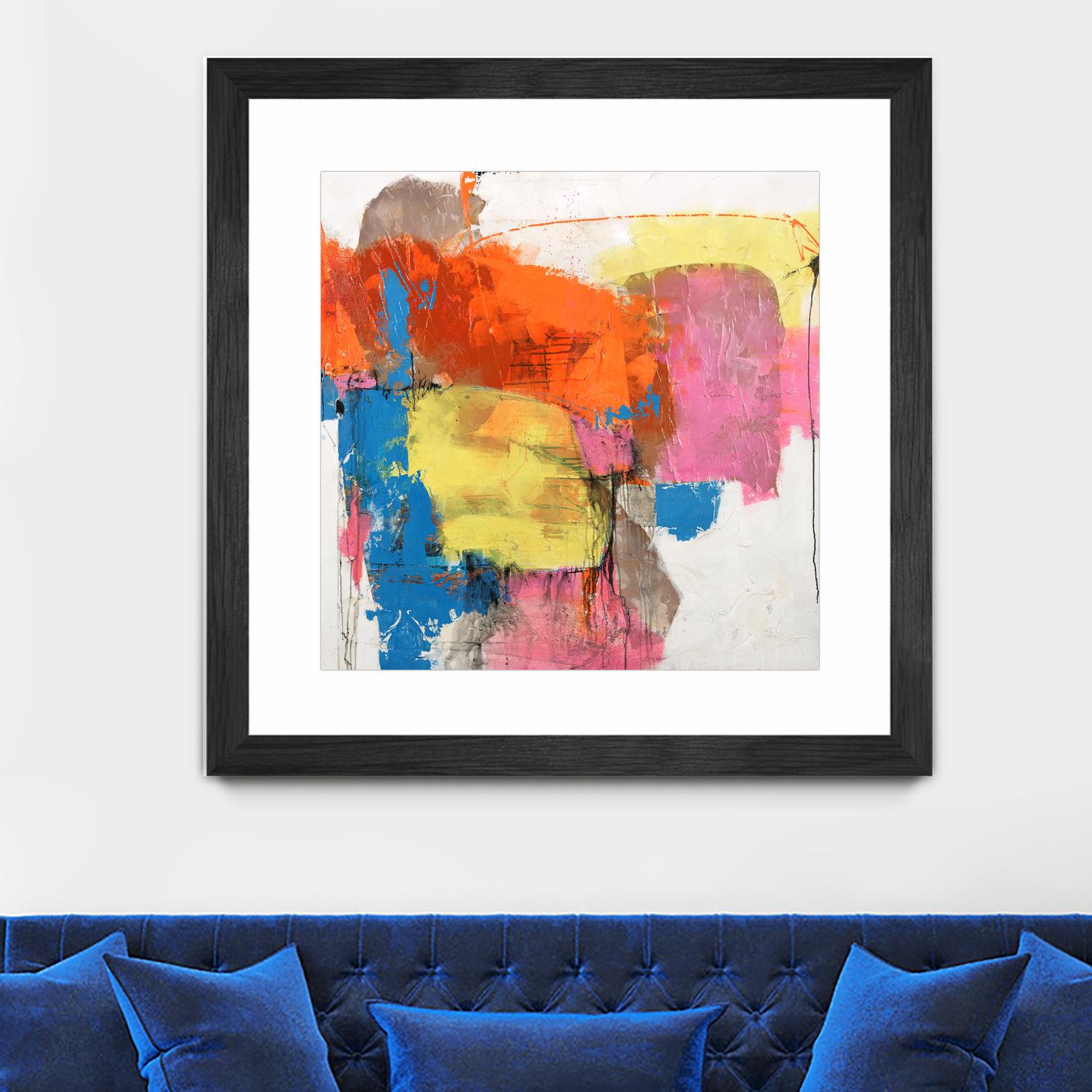 End of Time by Daleno Art on GIANT ART - orange abstract