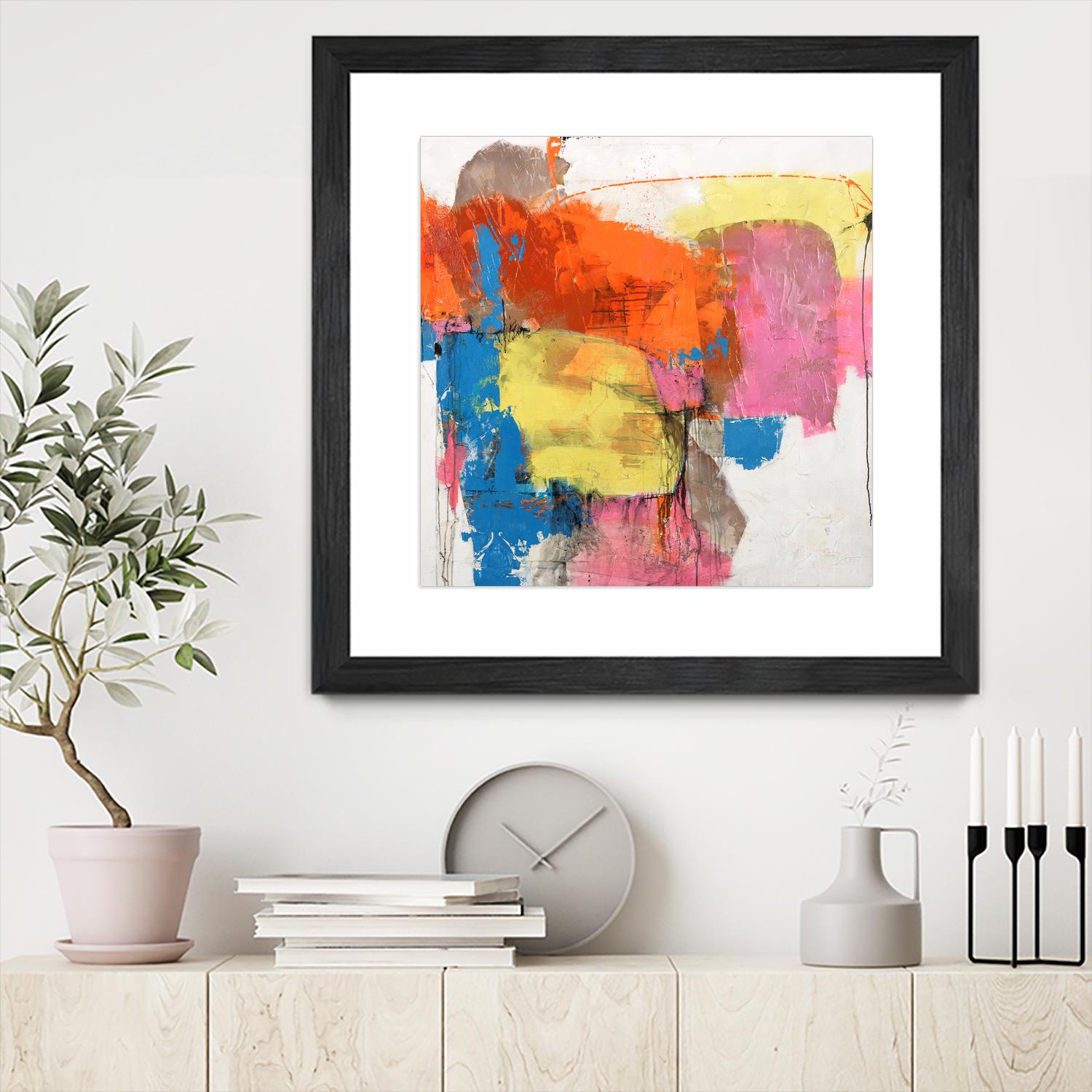 End of Time by Daleno Art on GIANT ART - orange abstract