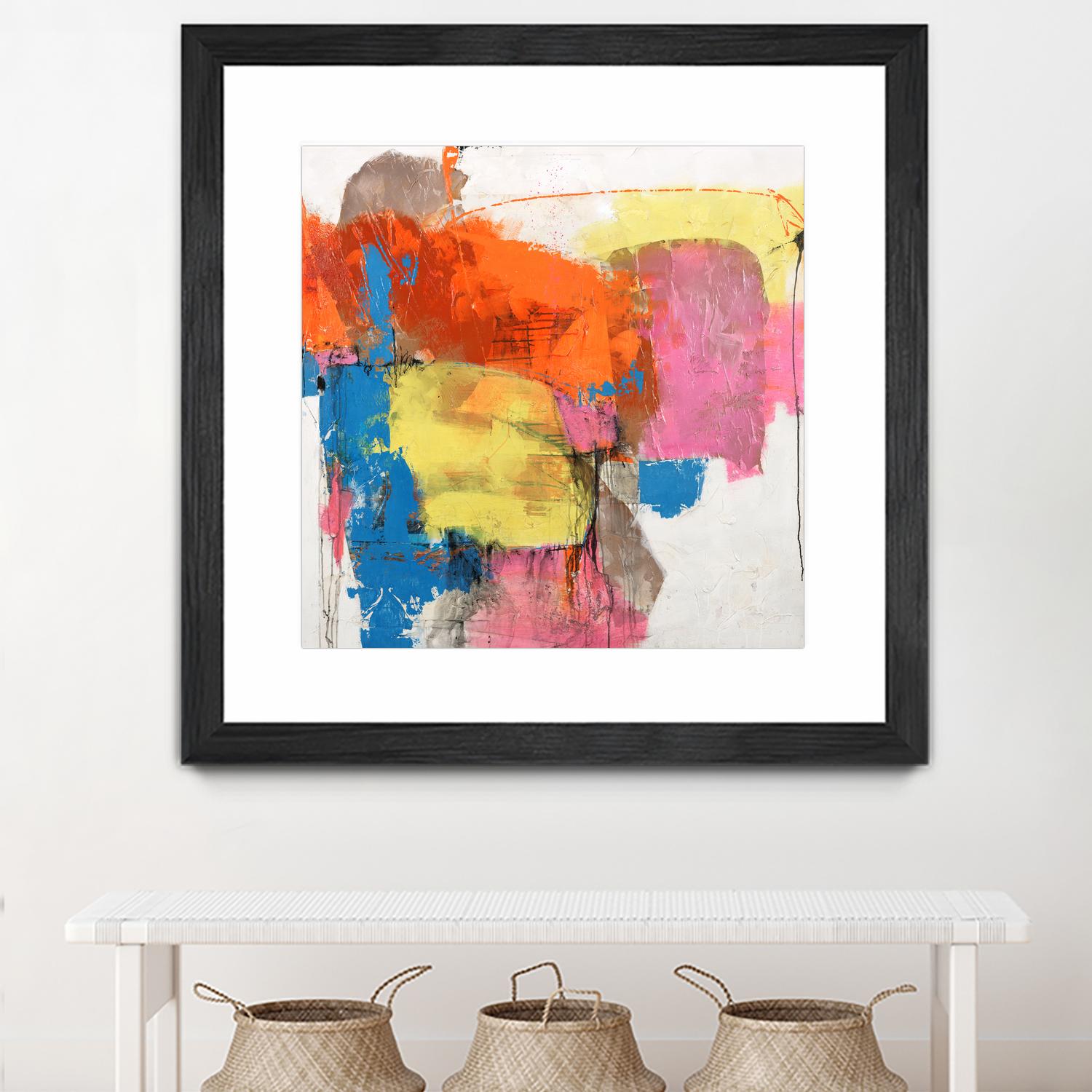 End of Time by Daleno Art on GIANT ART - orange abstract