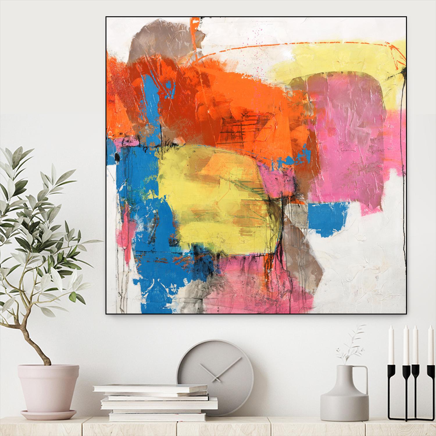 End of Time by Daleno Art on GIANT ART - orange abstract