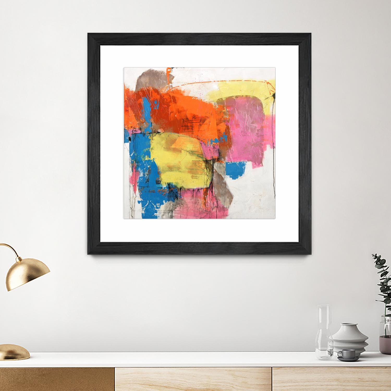 End of Time by Daleno Art on GIANT ART - orange abstract