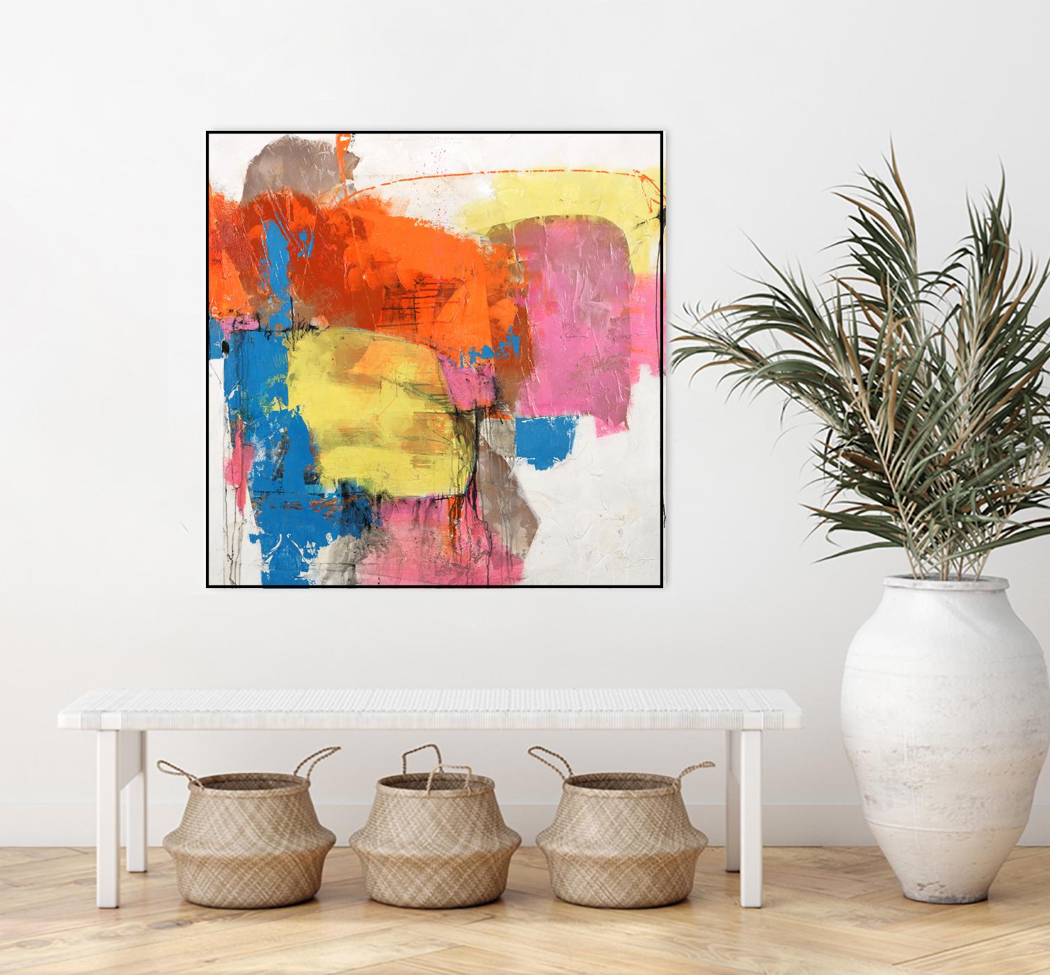 End of Time by Daleno Art on GIANT ART - orange abstract