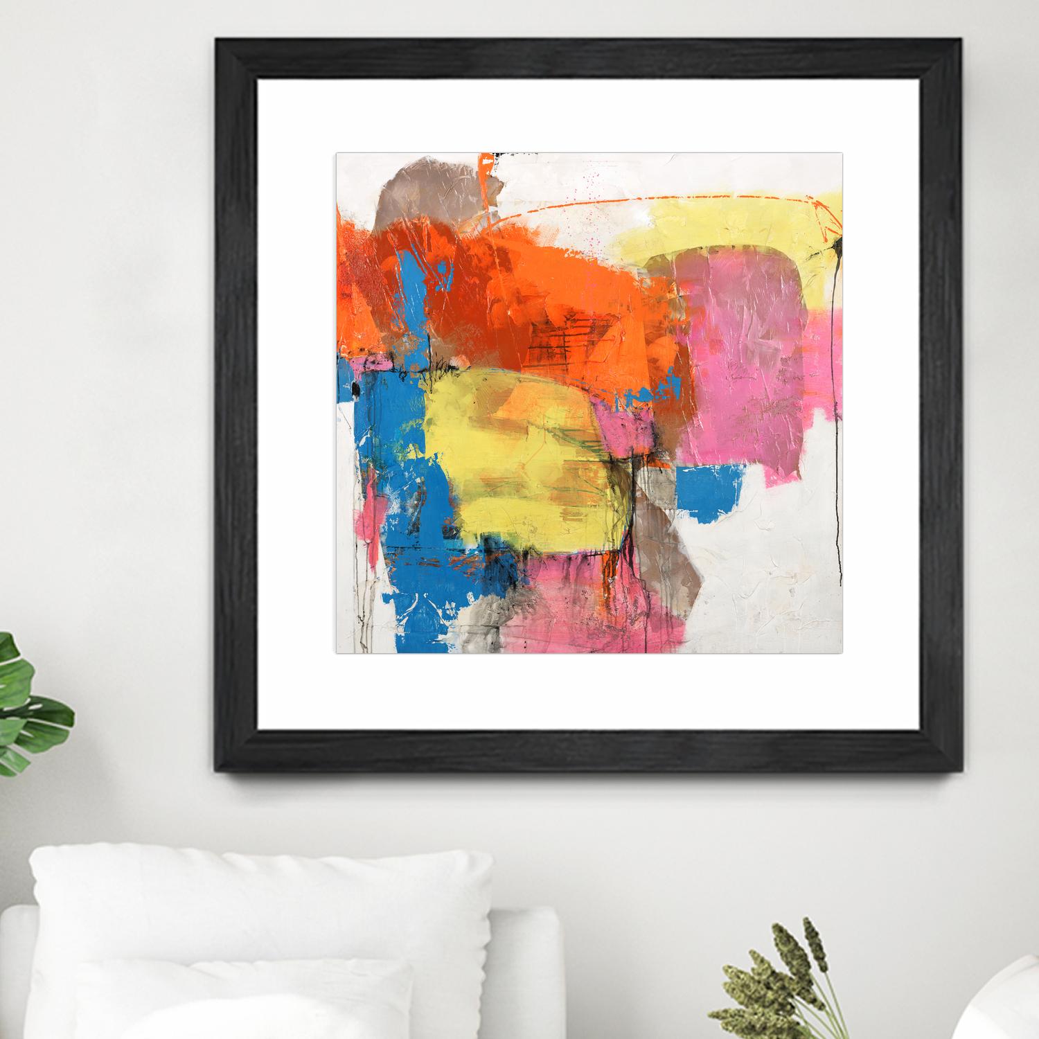 End of Time by Daleno Art on GIANT ART - orange abstract