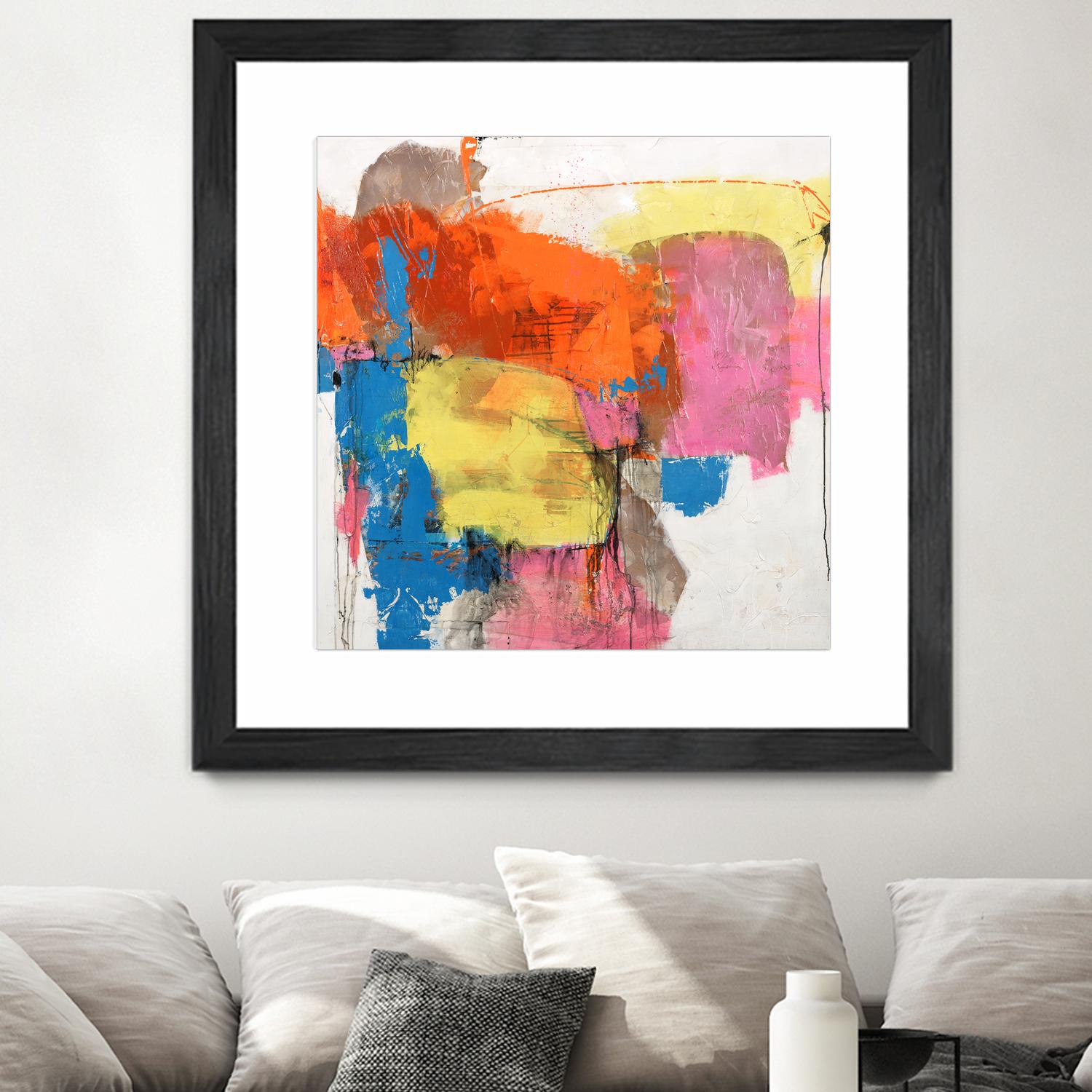 End of Time by Daleno Art on GIANT ART - orange abstract