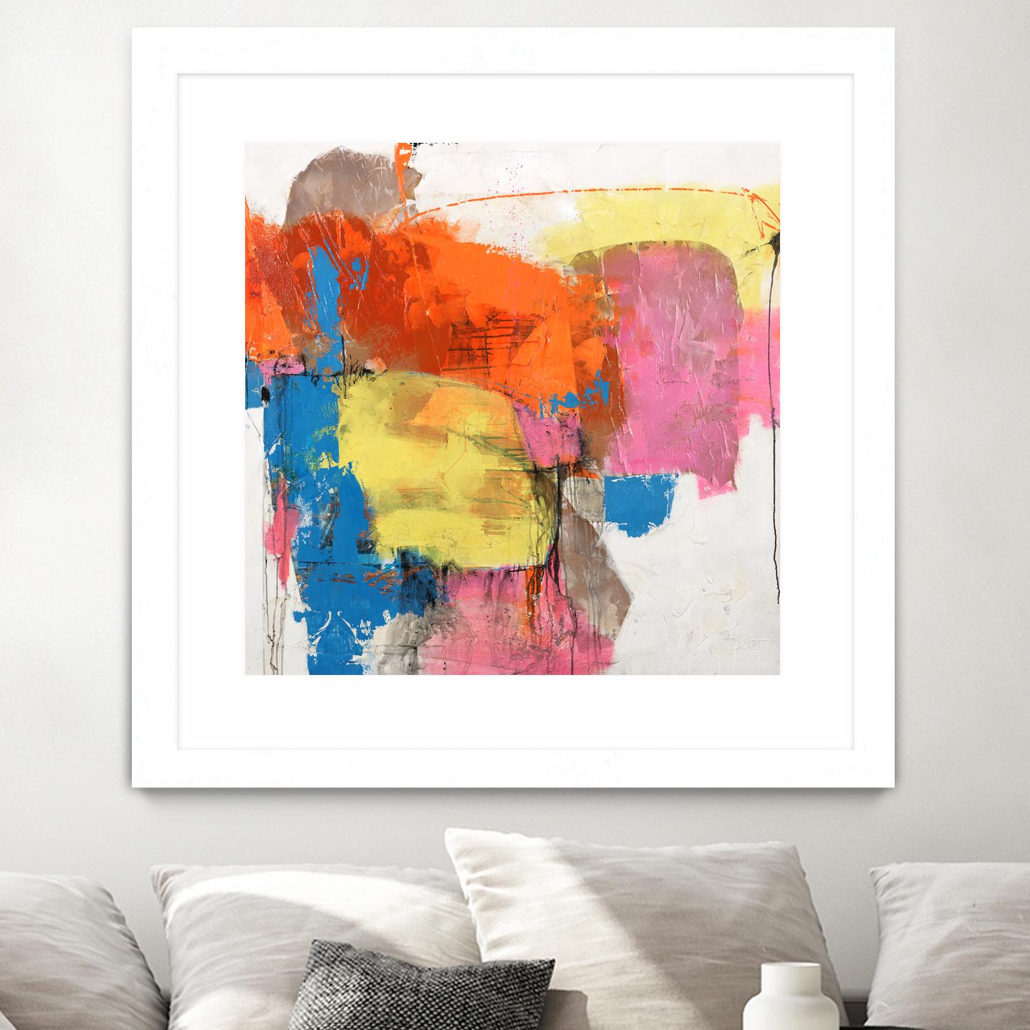 End of Time by Daleno Art on GIANT ART - orange abstract