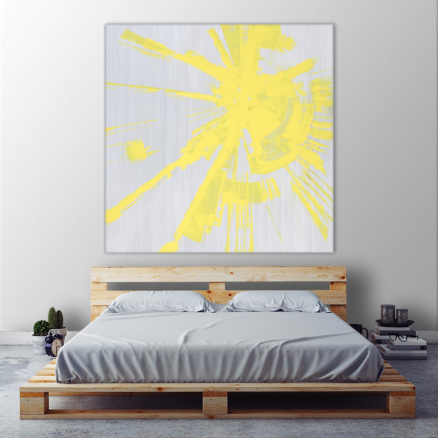 Holiday Festivities I by Daleno Art on GIANT ART - yellow abstract