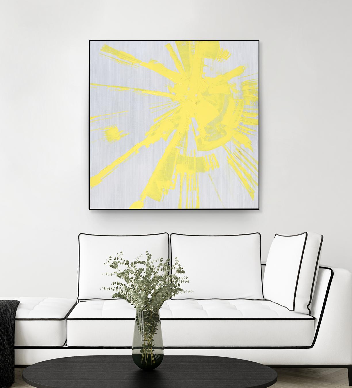 Holiday Festivities I by Daleno Art on GIANT ART - yellow abstract