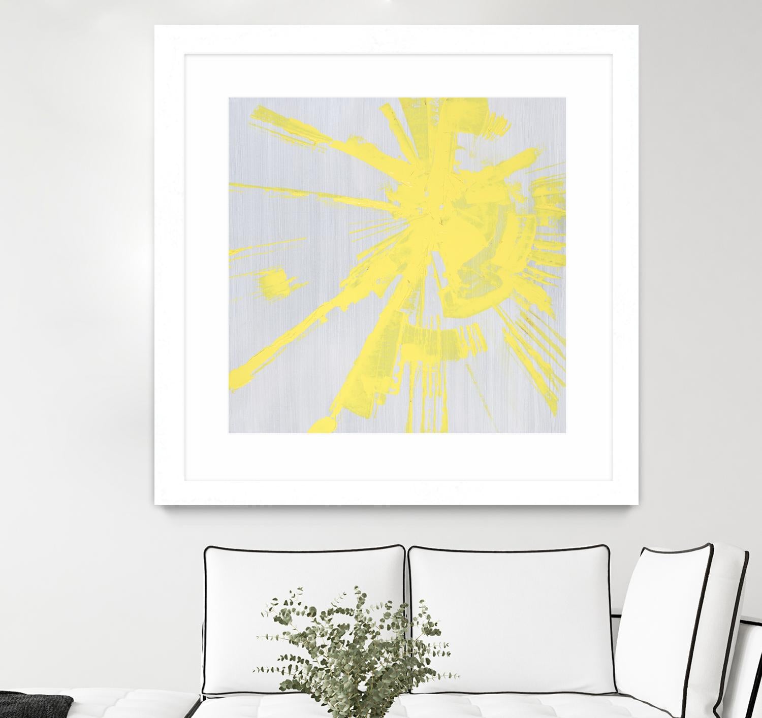 Holiday Festivities I by Daleno Art on GIANT ART - yellow abstract