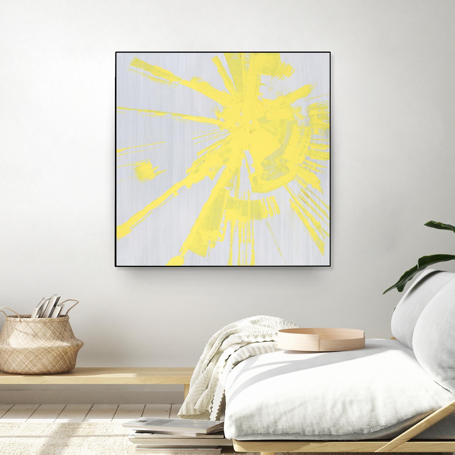 Holiday Festivities I by Daleno Art on GIANT ART - yellow abstract