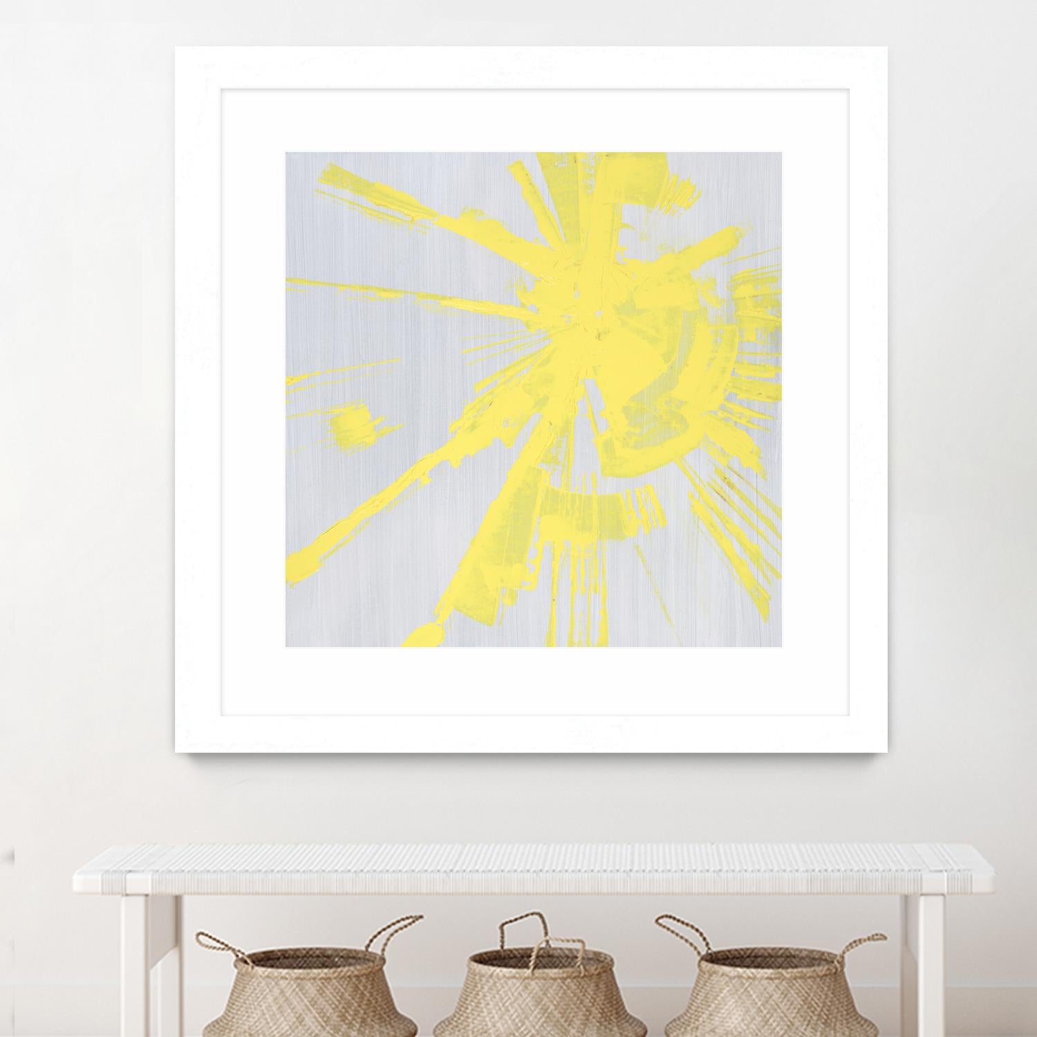 Holiday Festivities I by Daleno Art on GIANT ART - yellow abstract