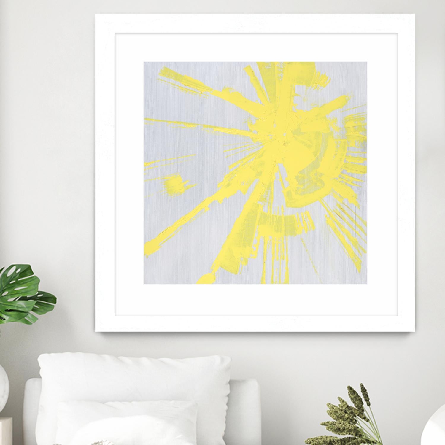 Holiday Festivities I by Daleno Art on GIANT ART - yellow abstract