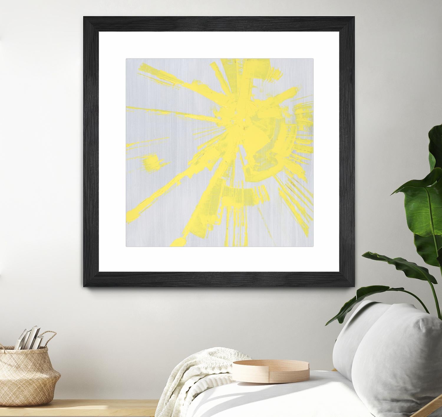 Holiday Festivities I by Daleno Art on GIANT ART - yellow abstract