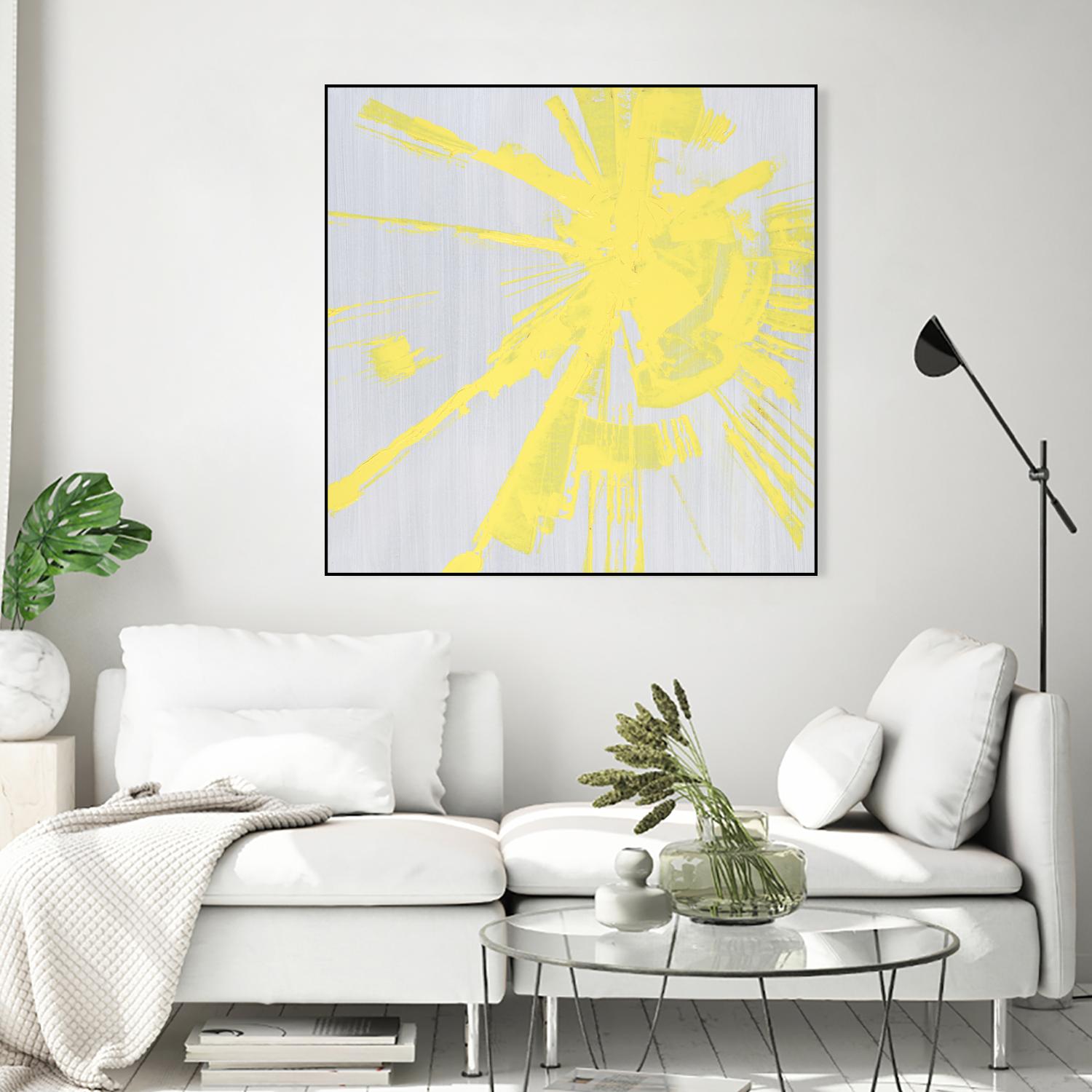 Holiday Festivities I by Daleno Art on GIANT ART - yellow abstract
