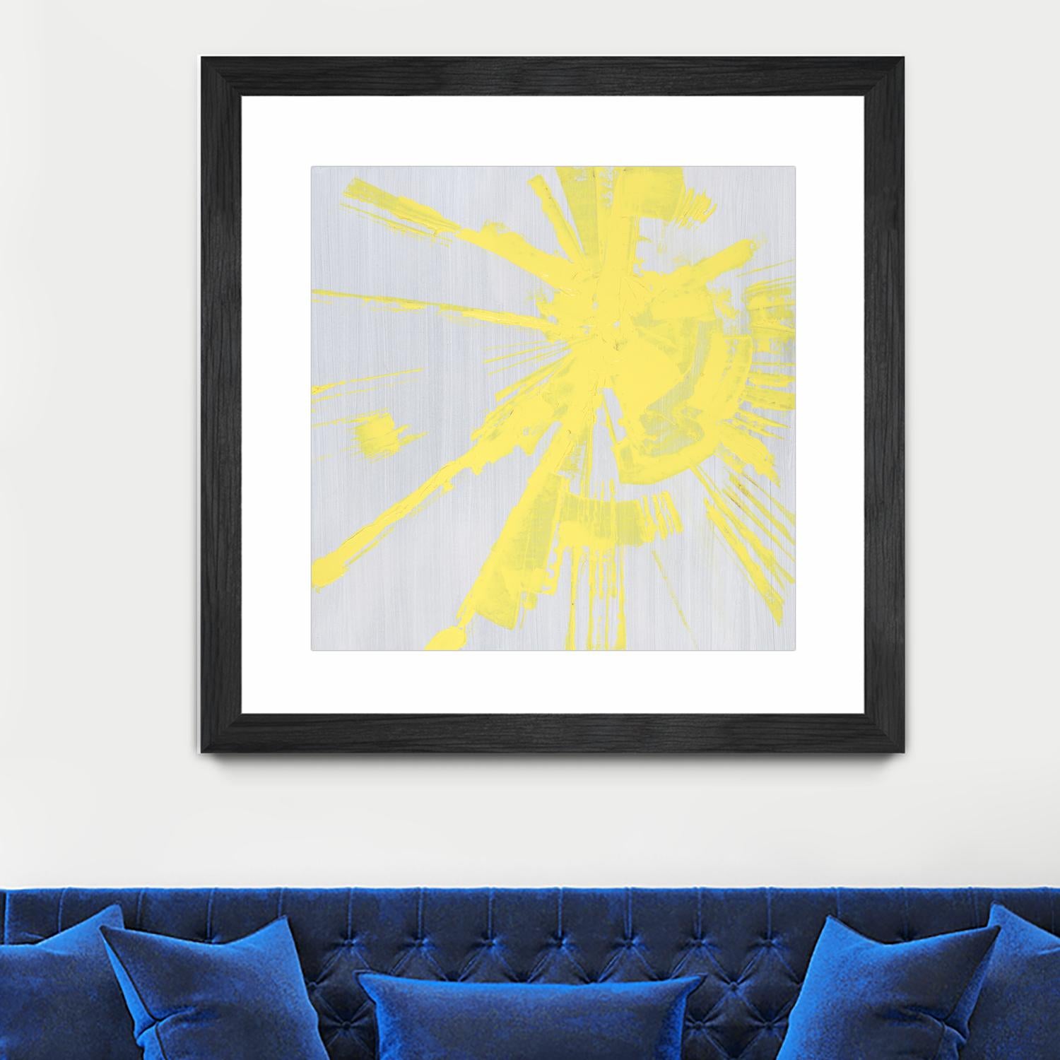 Holiday Festivities I by Daleno Art on GIANT ART - yellow abstract