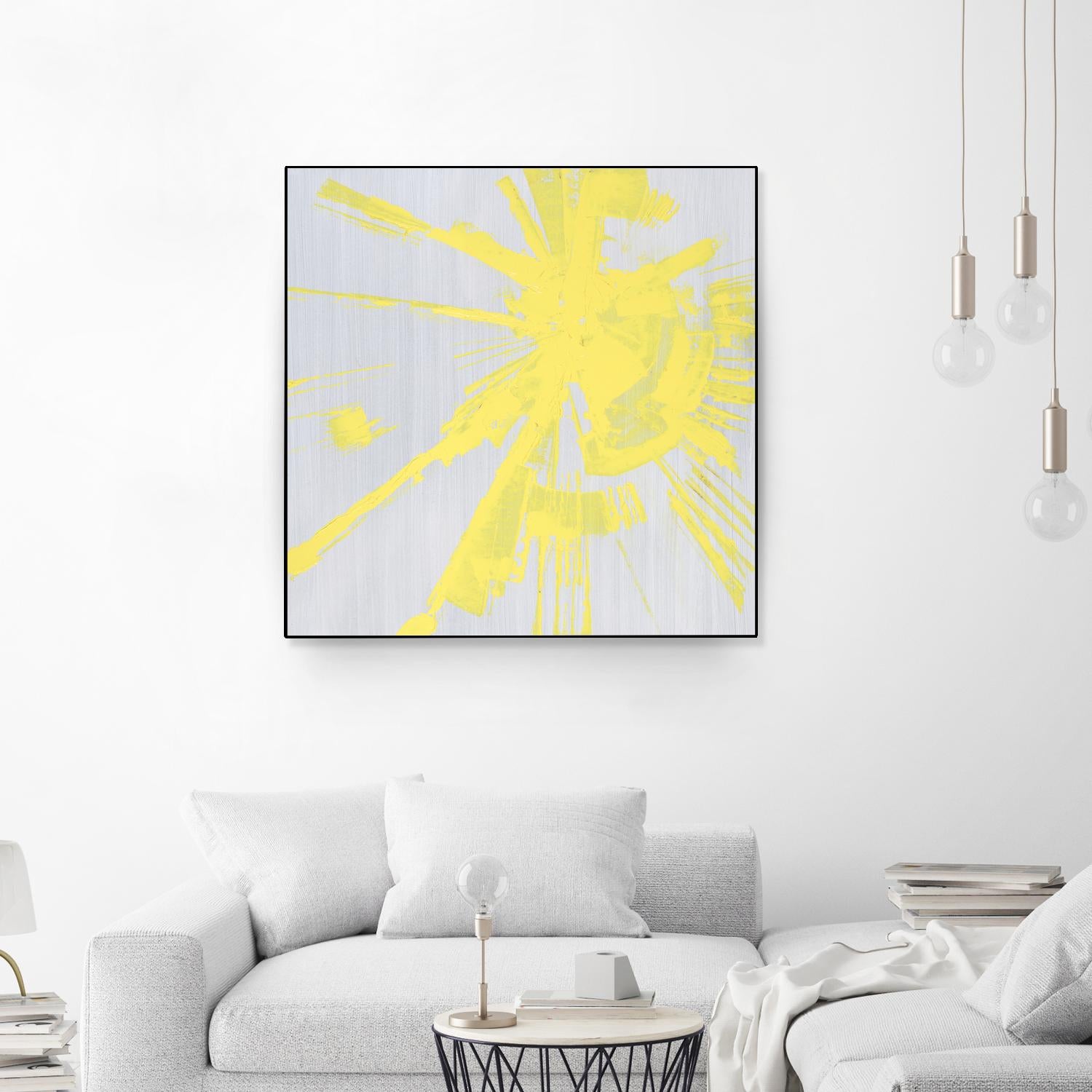 Holiday Festivities I by Daleno Art on GIANT ART - yellow abstract
