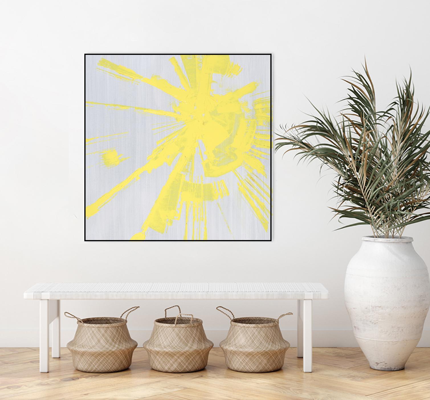Holiday Festivities I by Daleno Art on GIANT ART - yellow abstract