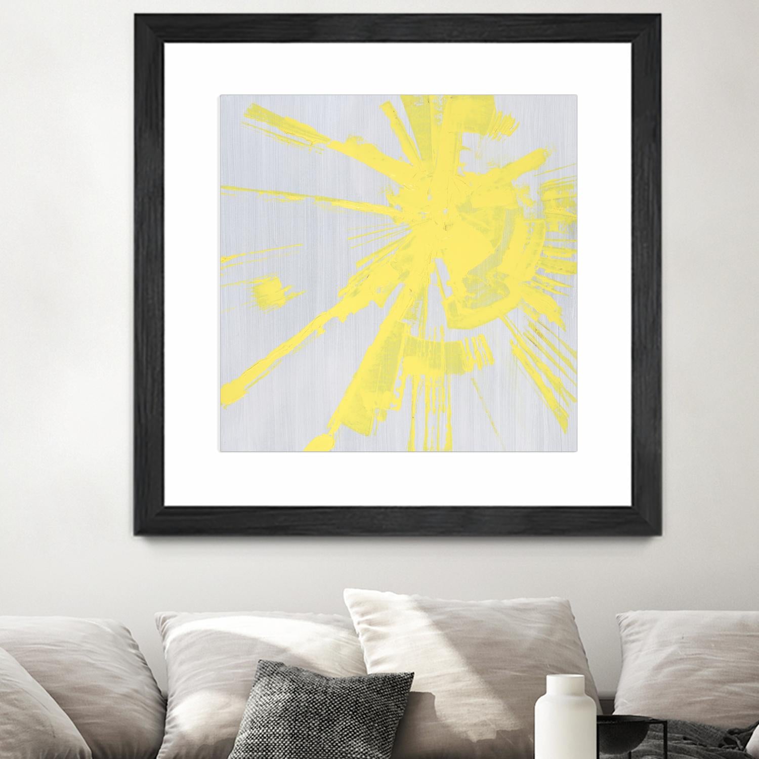 Holiday Festivities I by Daleno Art on GIANT ART - yellow abstract