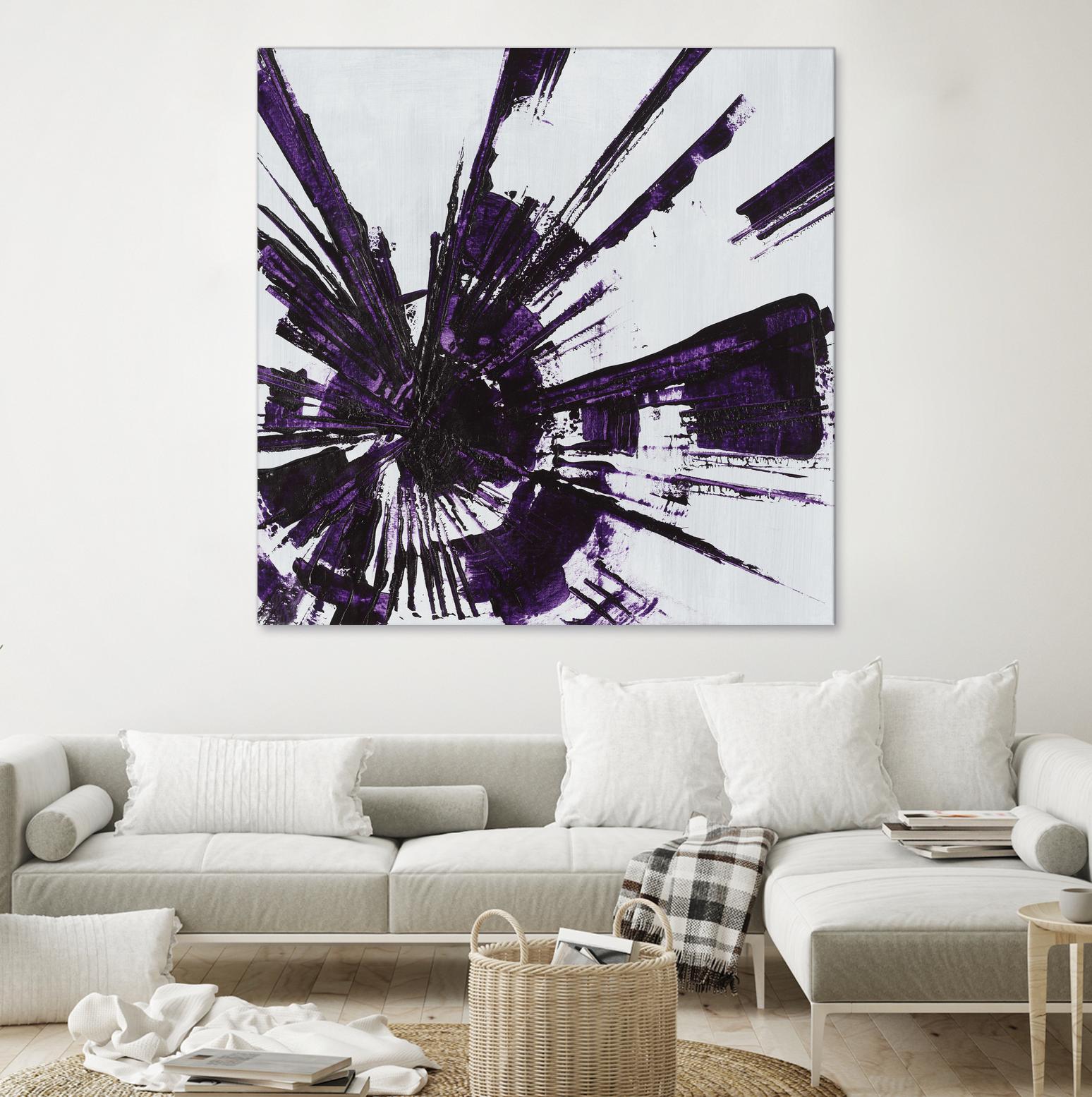 Holiday Festivities III by Daleno Art on GIANT ART - purple abstract