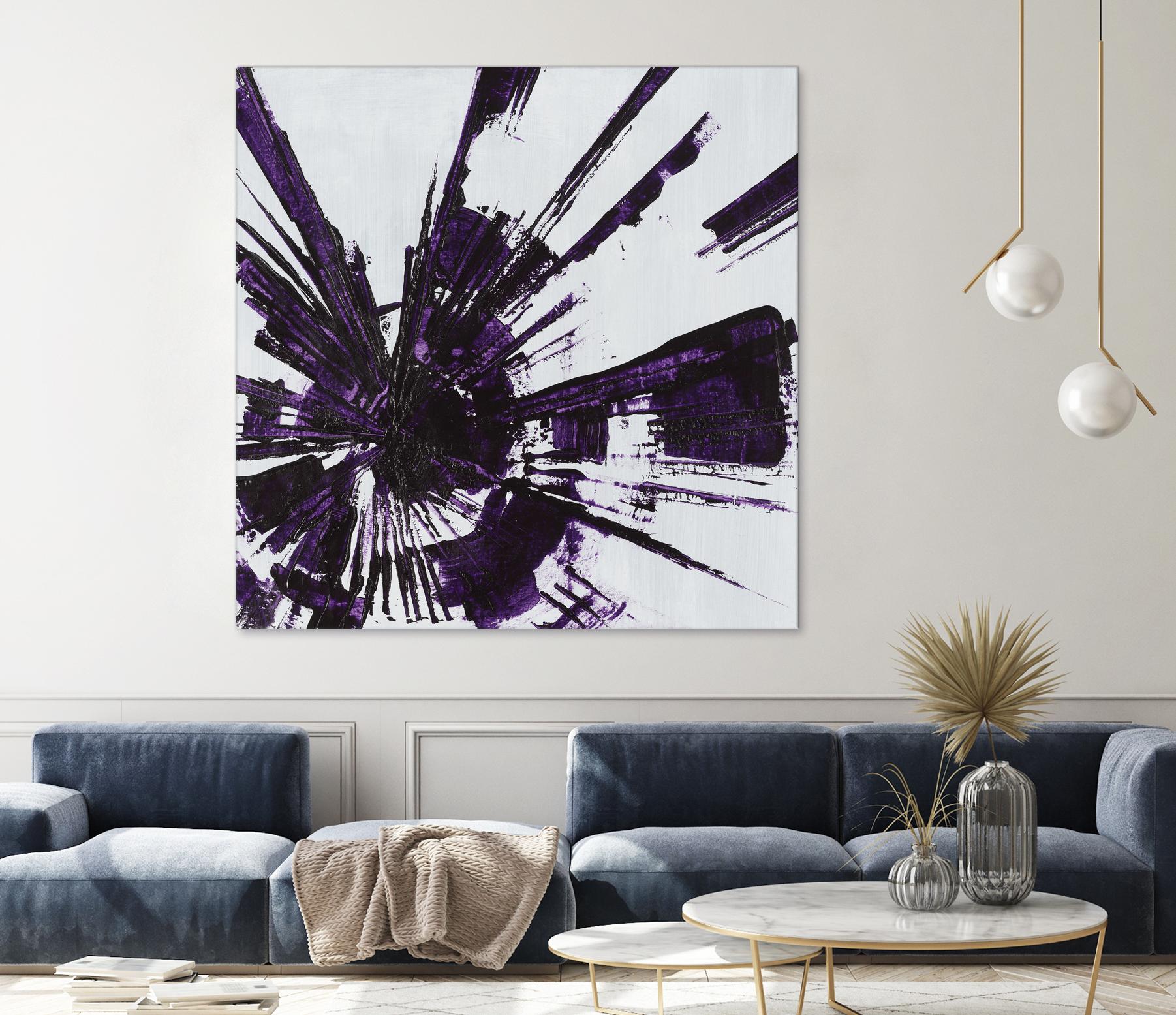 Holiday Festivities III by Daleno Art on GIANT ART - purple abstract