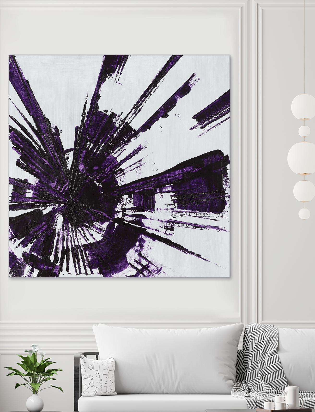 Holiday Festivities III by Daleno Art on GIANT ART - purple abstract