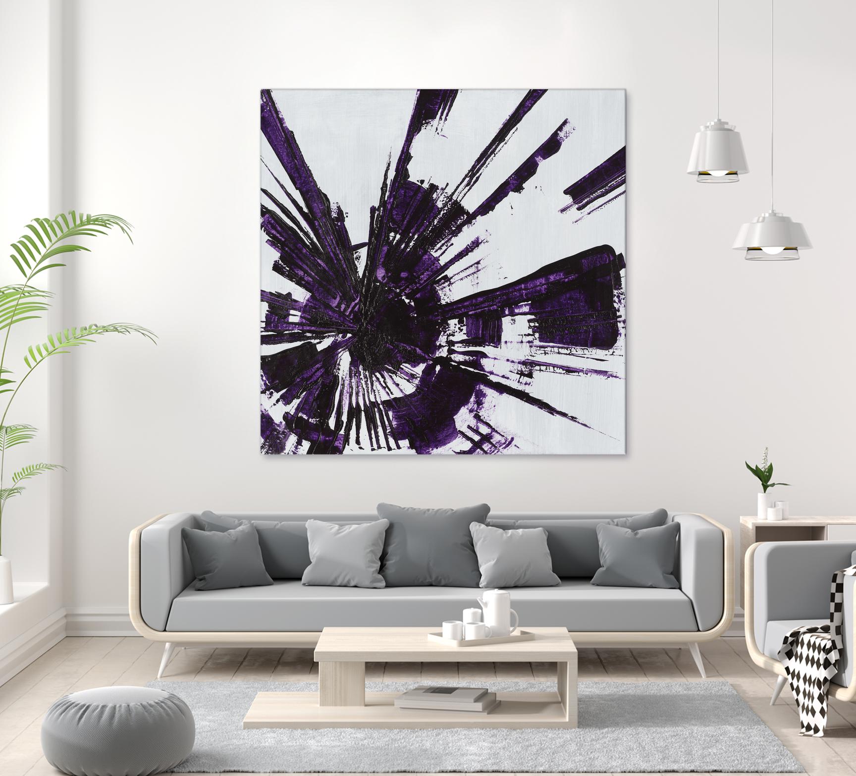 Holiday Festivities III by Daleno Art on GIANT ART - purple abstract