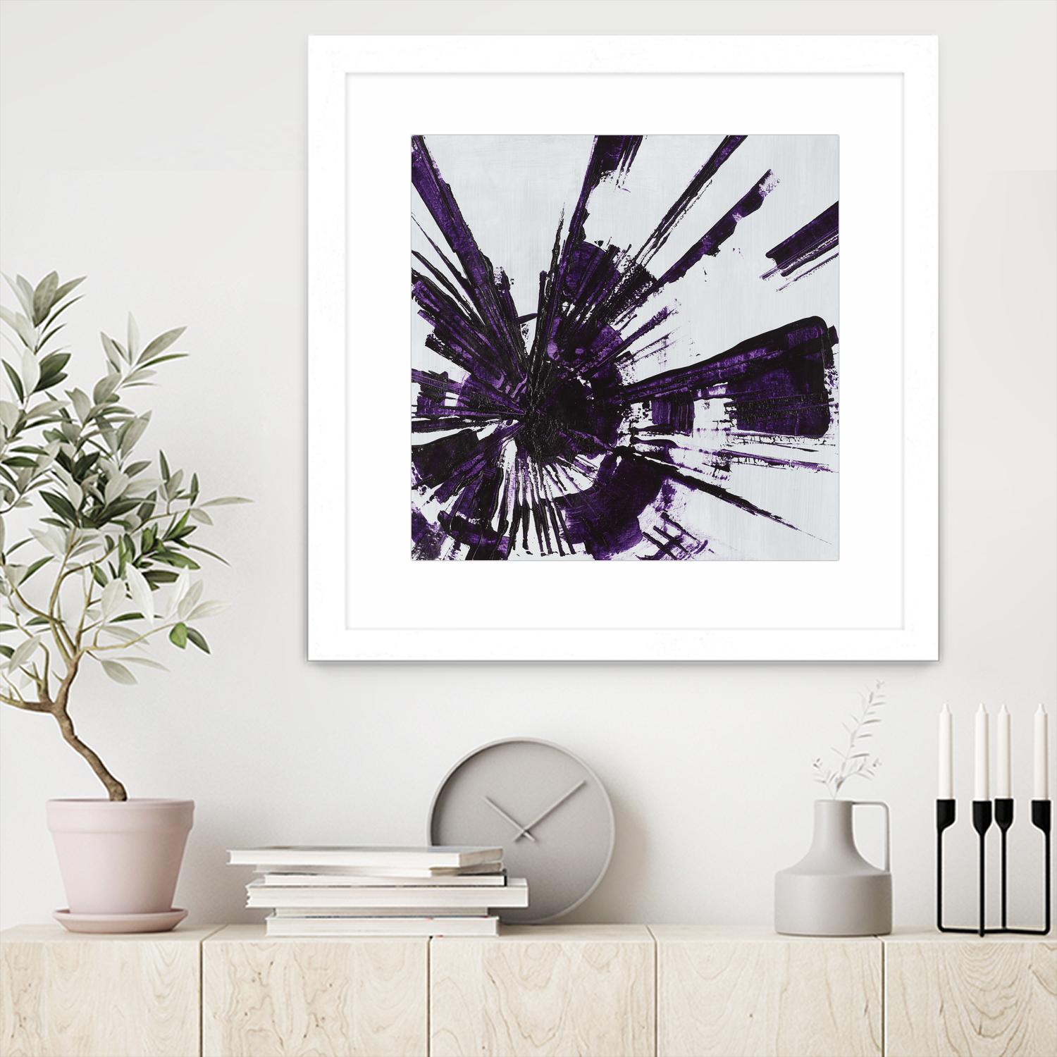 Holiday Festivities III by Daleno Art on GIANT ART - purple abstract