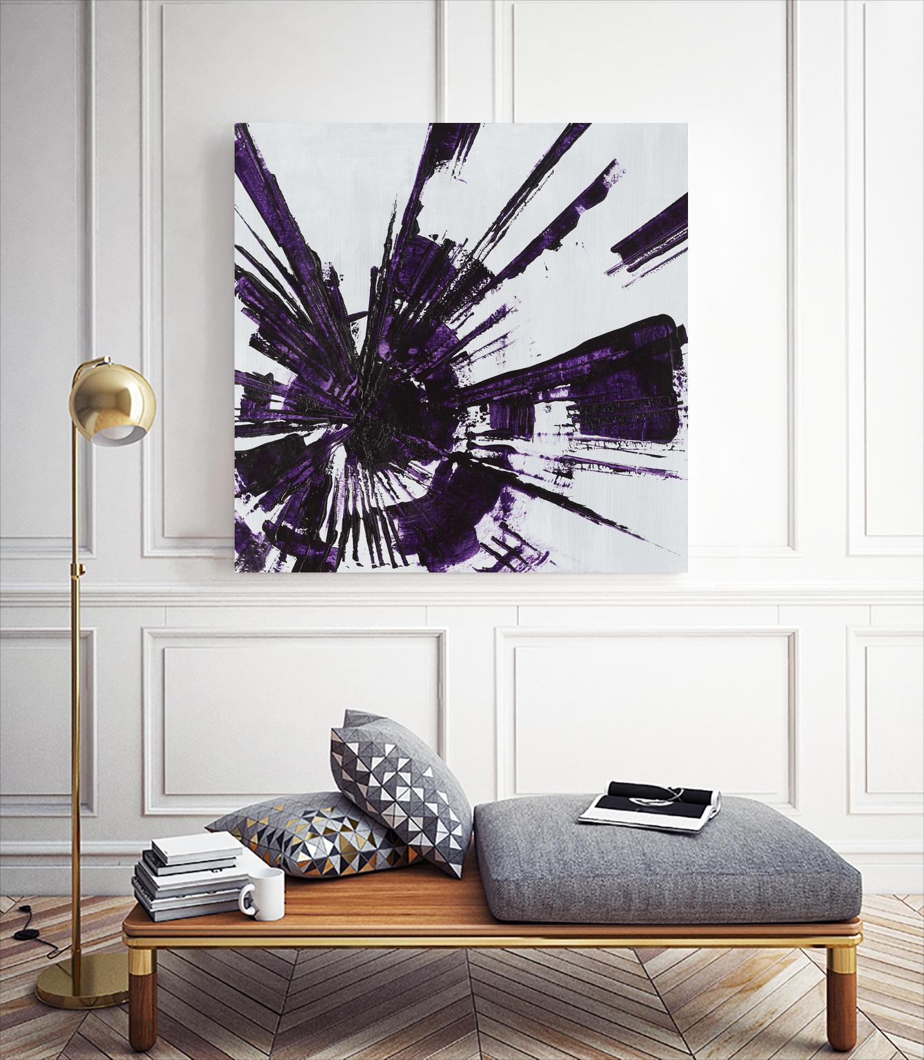 Holiday Festivities III by Daleno Art on GIANT ART - purple abstract