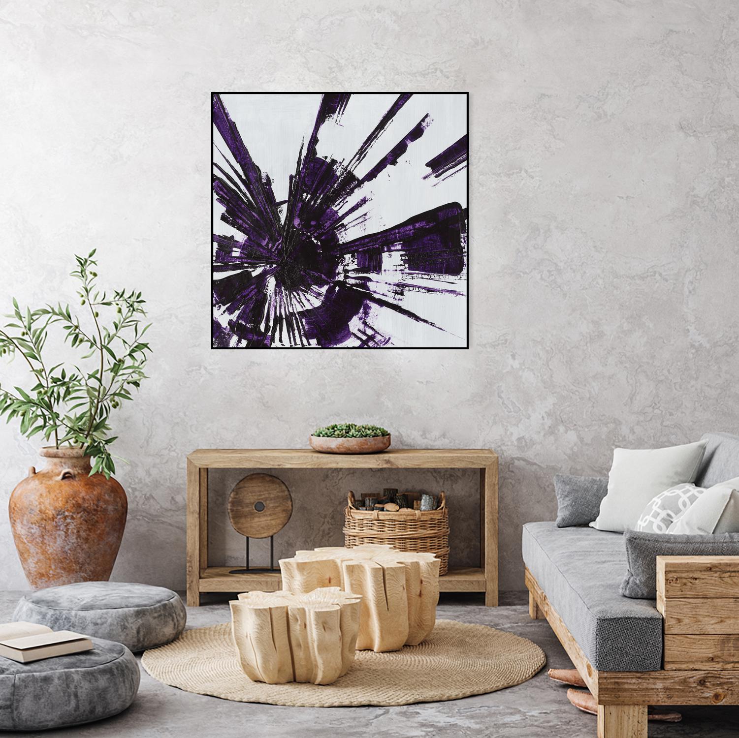 Holiday Festivities III by Daleno Art on GIANT ART - purple abstract