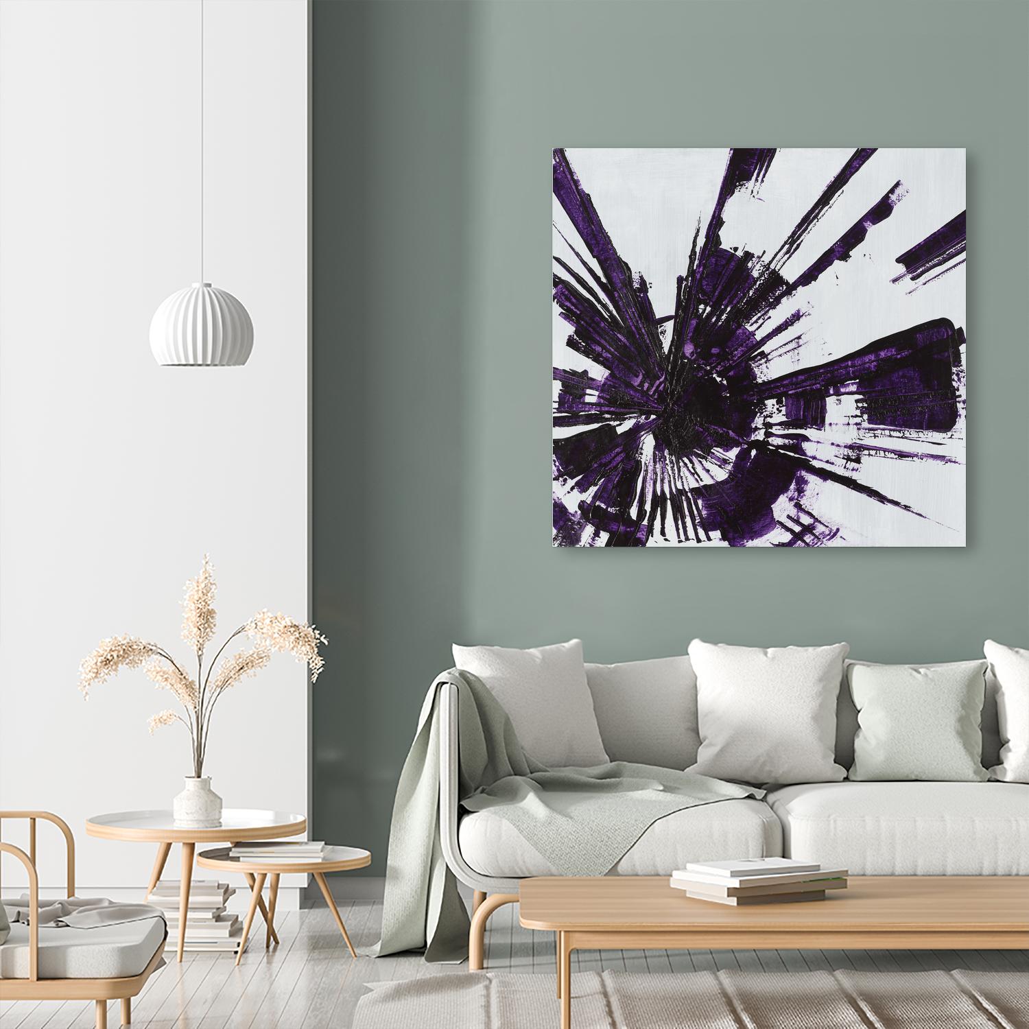 Holiday Festivities III by Daleno Art on GIANT ART - purple abstract