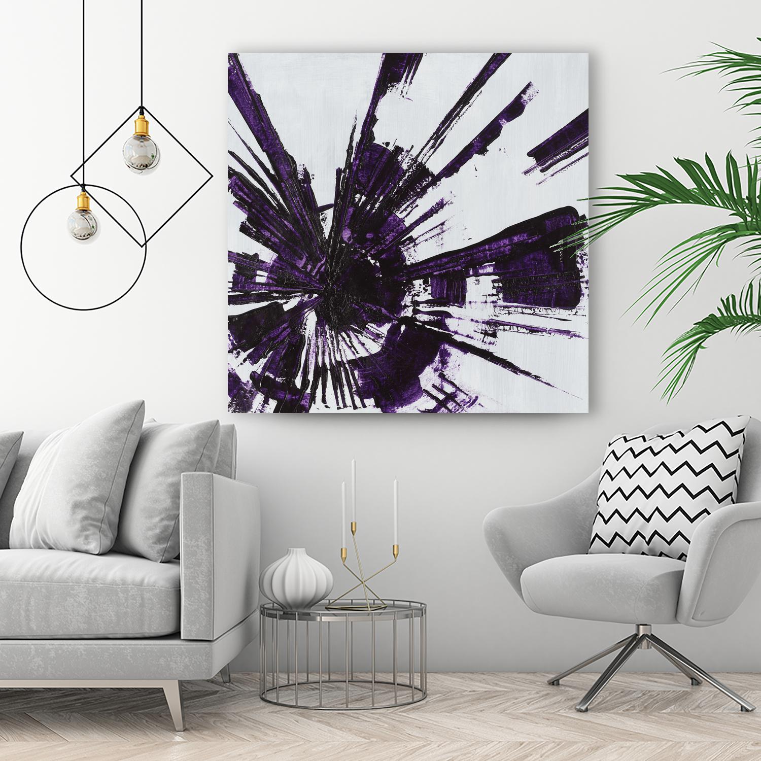 Holiday Festivities III by Daleno Art on GIANT ART - purple abstract
