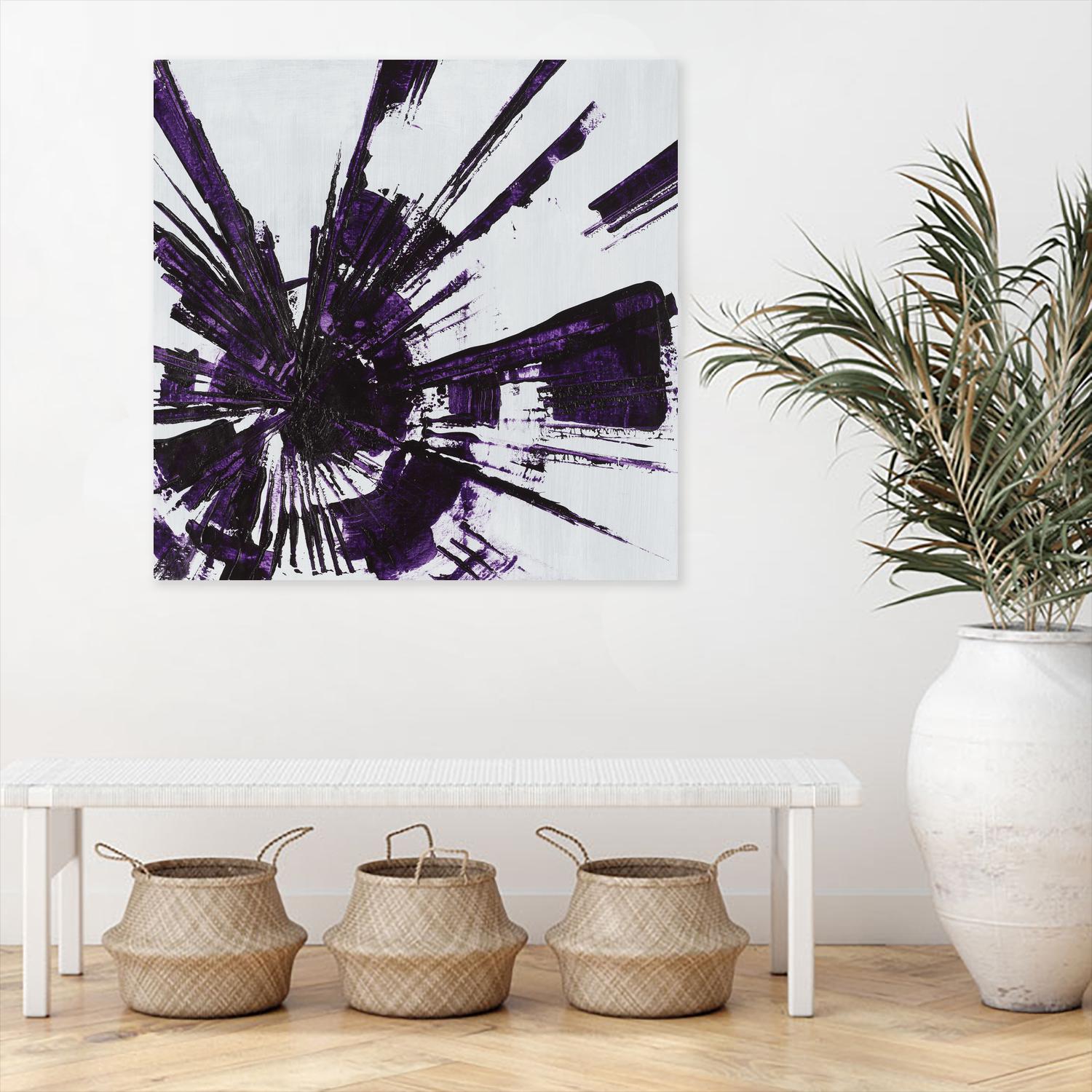 Holiday Festivities III by Daleno Art on GIANT ART - purple abstract