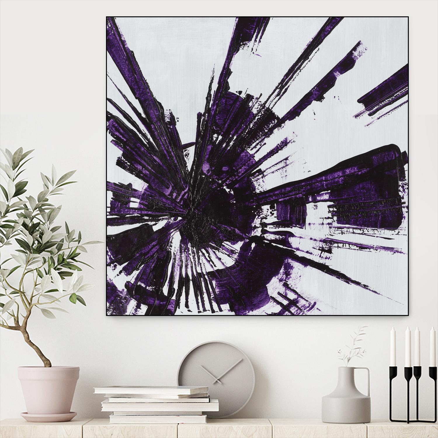 Holiday Festivities III by Daleno Art on GIANT ART - purple abstract