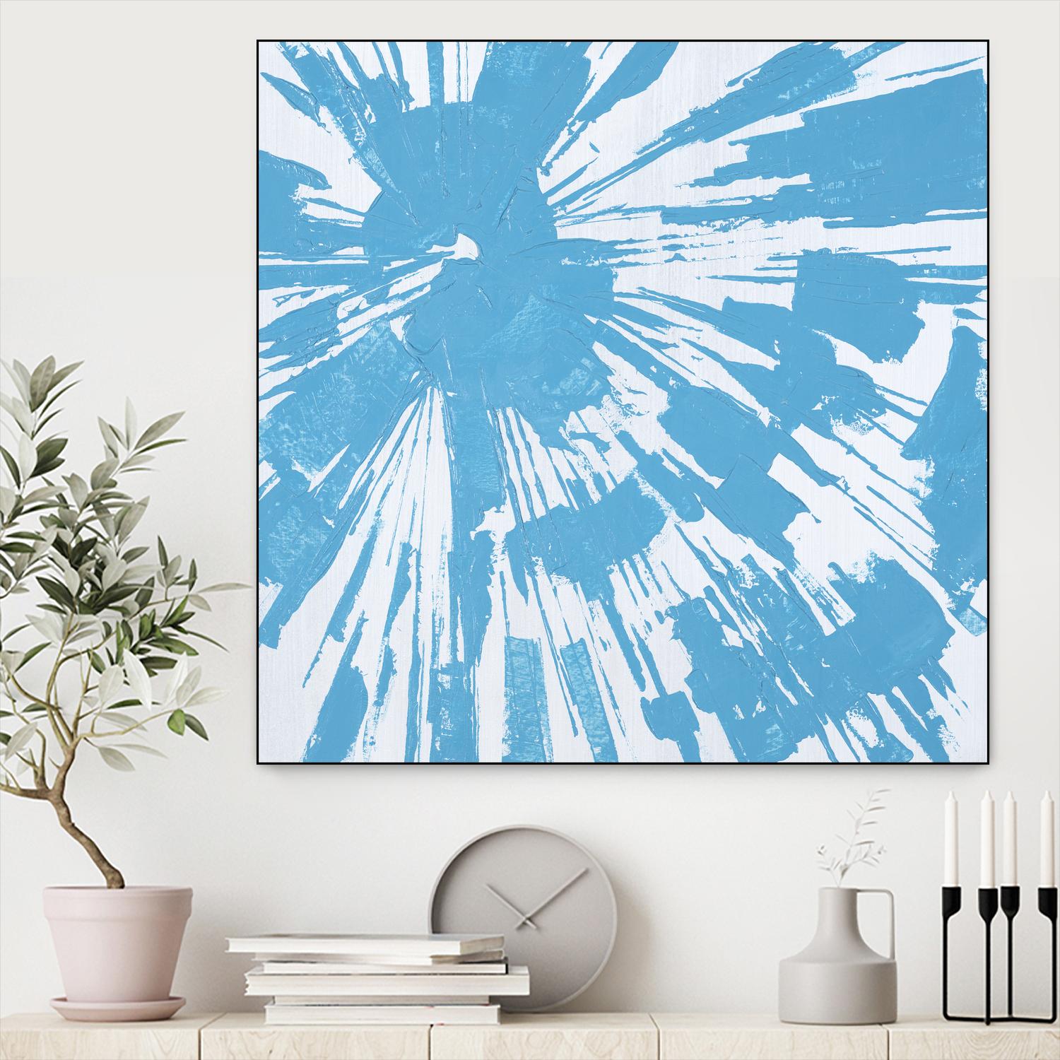 Holiday Festivities IV by Daleno Art on GIANT ART - blue pop art pop art