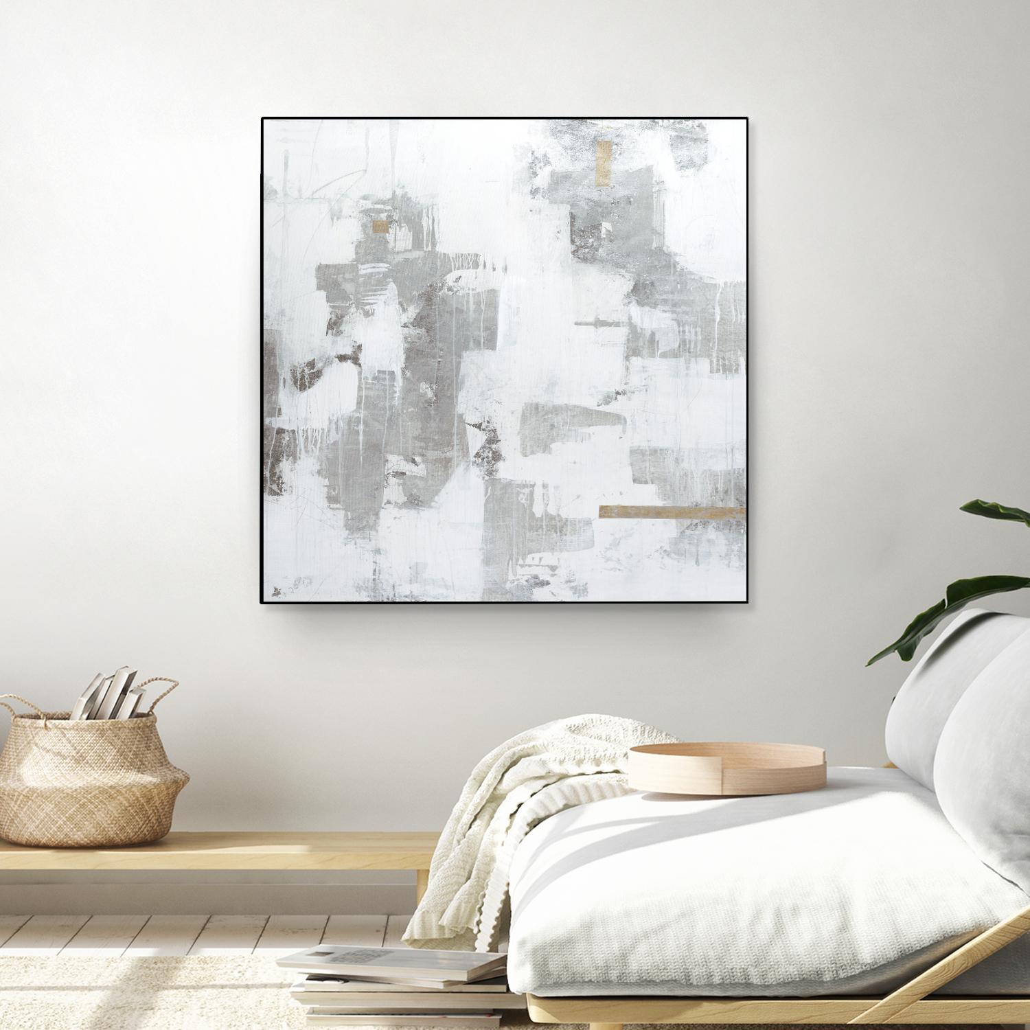 Haloed in Metallic II by Daleno Art on GIANT ART - gold abstract abstract