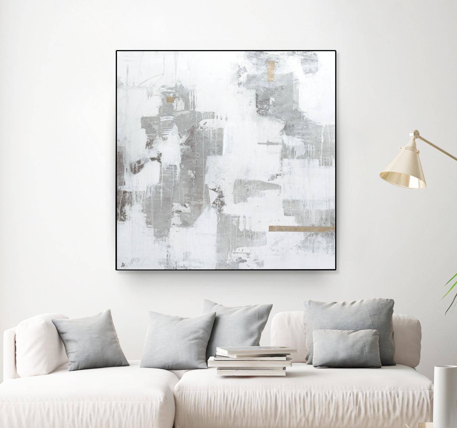Haloed in Metallic II by Daleno Art on GIANT ART - gold abstract abstract