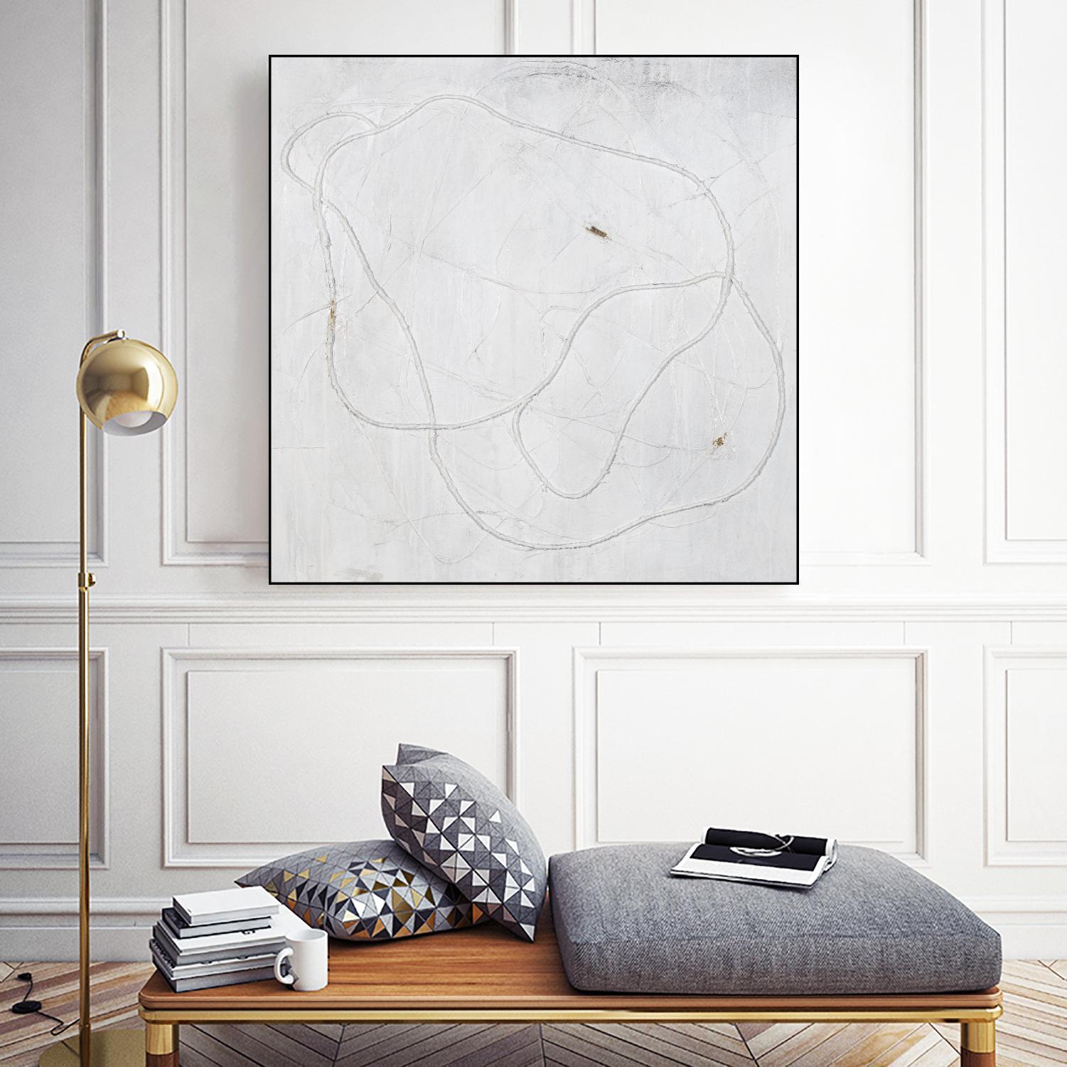 Super Wrangler by Daleno Art on GIANT ART - gold abstract abstrait