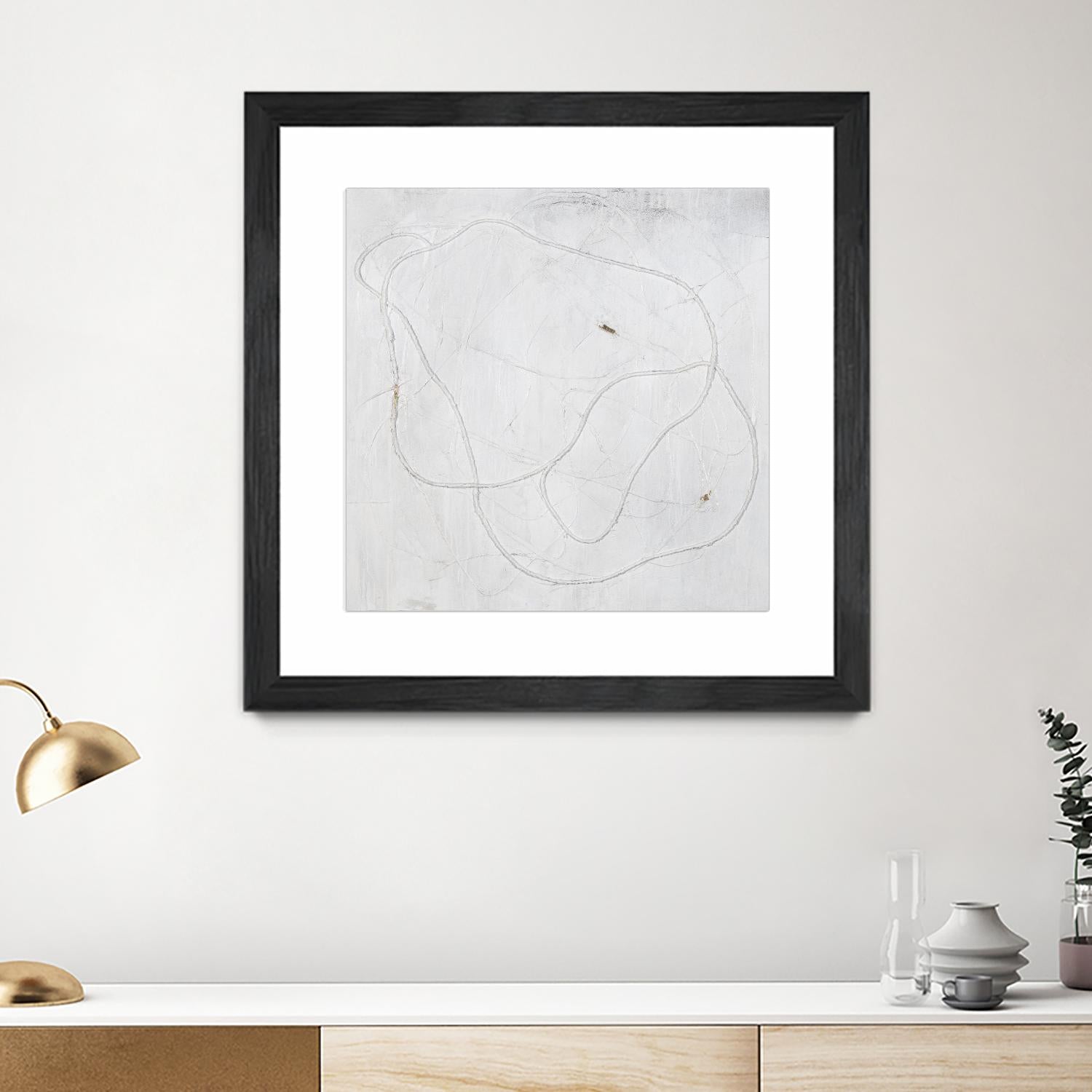 Super Wrangler by Daleno Art on GIANT ART - gold abstract abstrait
